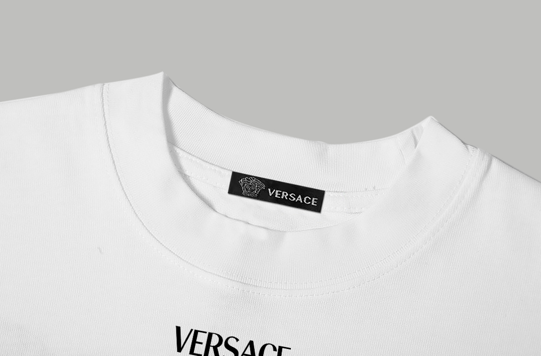 Versace VERSACE/范思哲 《 字母logo》 硅胶双纱纯棉无袖背心