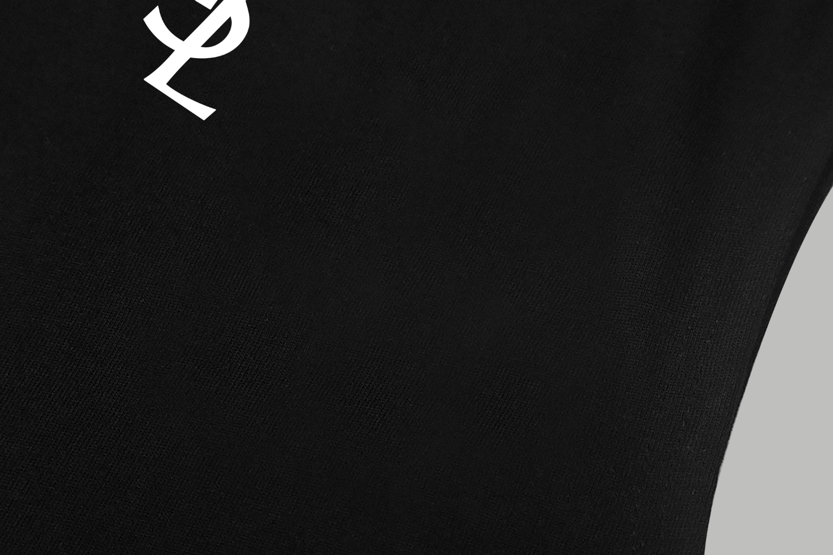 Saint Laurent YSL/圣罗兰 《 字母logo》印花双纱纯棉无袖背心
