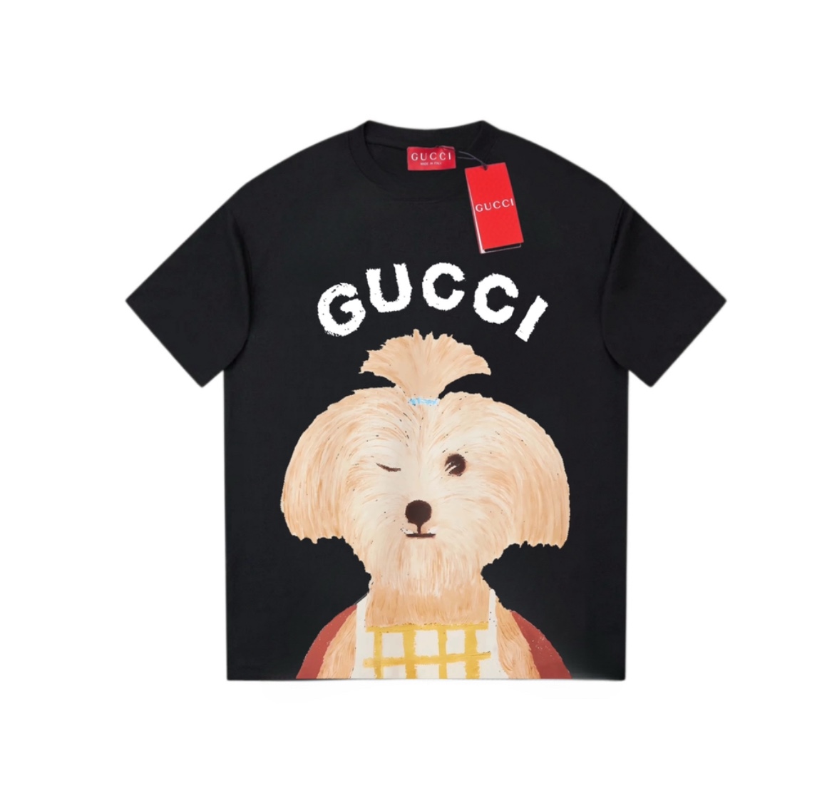 Gucci 2025 nueva colección de principios de primavera, algodón puro personalizado de 270g doble hilo, tratado con lavad…