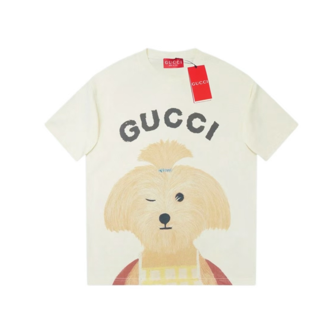 Gucci 2025 nueva colección de principios de primavera, algodón puro personalizado de 270g doble hilo, tratado con lavad…