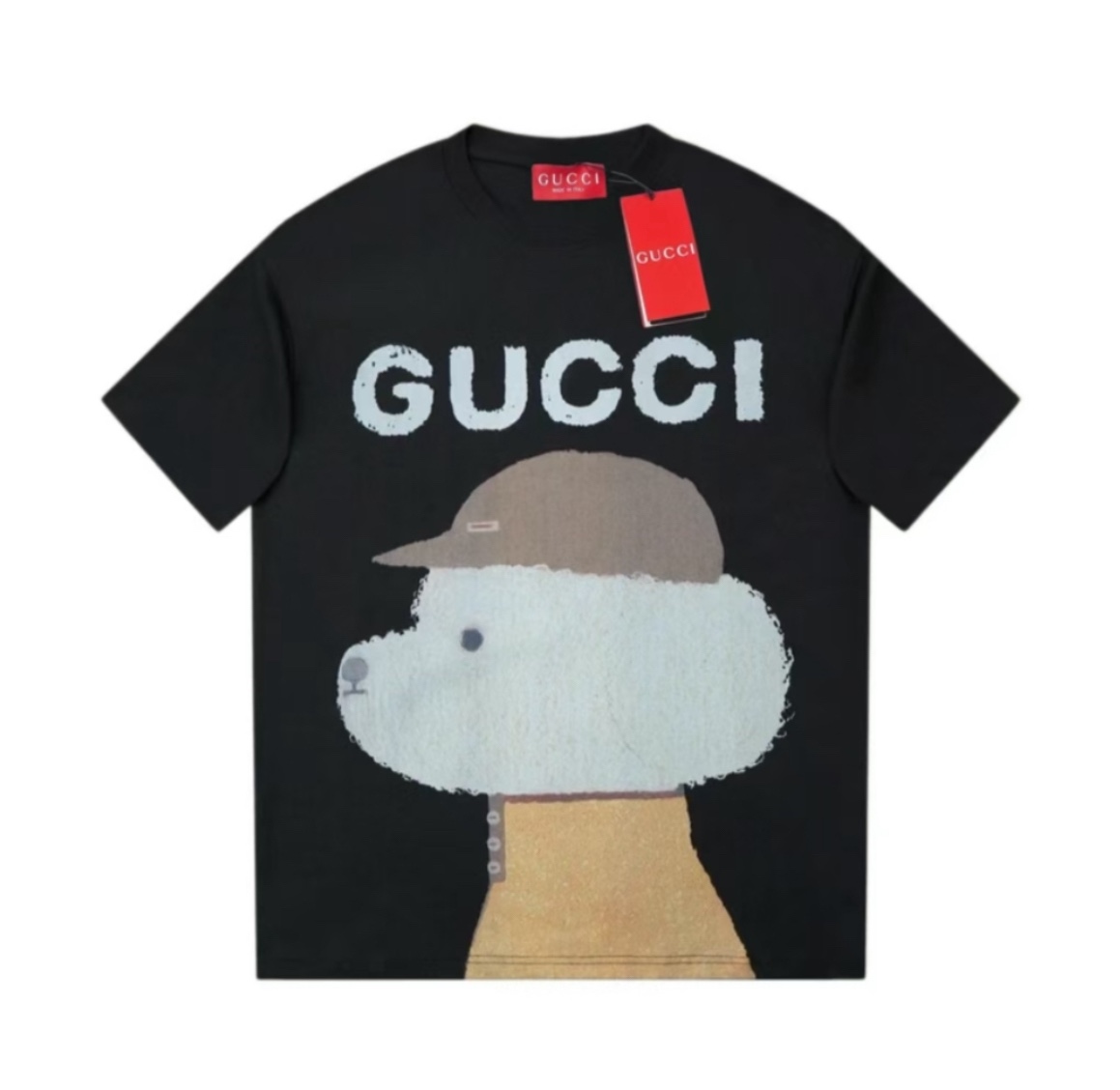 Gucci 2025 nueva colección de principios de primavera, algodón puro personalizado de 270g doble hilo, tratado con lavad…