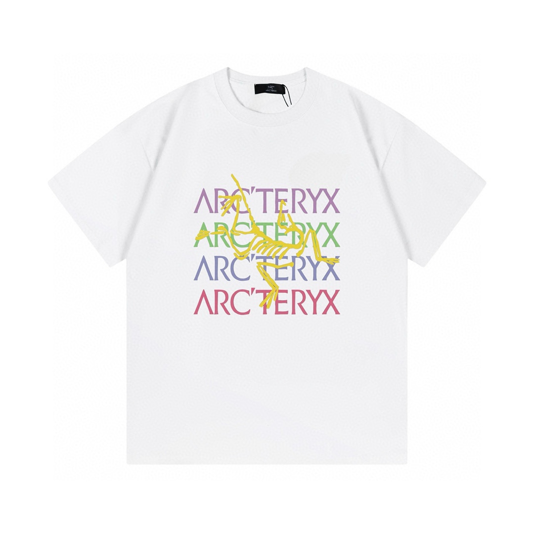 ARC TERYX Archaeopteryx 2025 nuevo estilo logotipo de letra de pájaro grande de cuatro colores, mismo estilo para hombr…