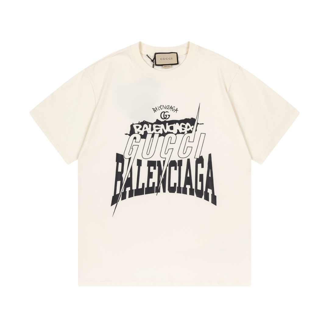 (Llega al día siguiente) Gucci 古驰 colaboración con Balenciaga 巴黎世家 2025 nueva colección, logotipo de letras de colabora…