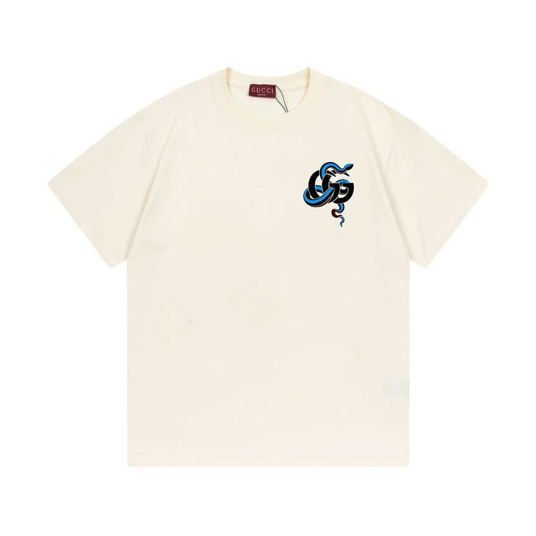 Gucci 古驰 2025 edición limitada de la Serpiente, tela de algodón puro de doble hilo personalizada de 270g, logo de doble…