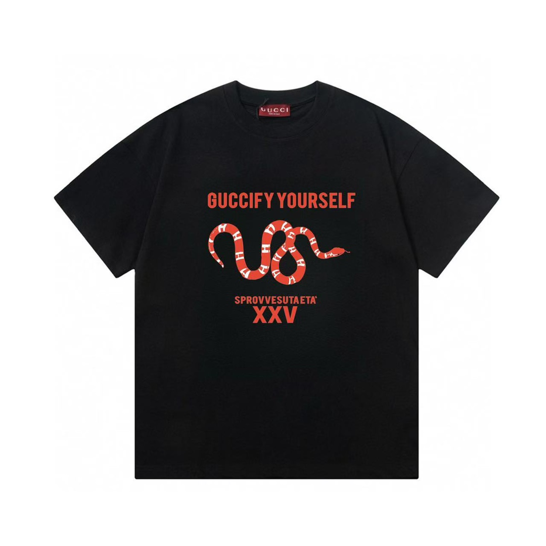 Gucci 古驰 2025 nueva colección serie limitada del año de la serpiente, logo de letras GUCCIFY YOURSELF en forma de serpi…