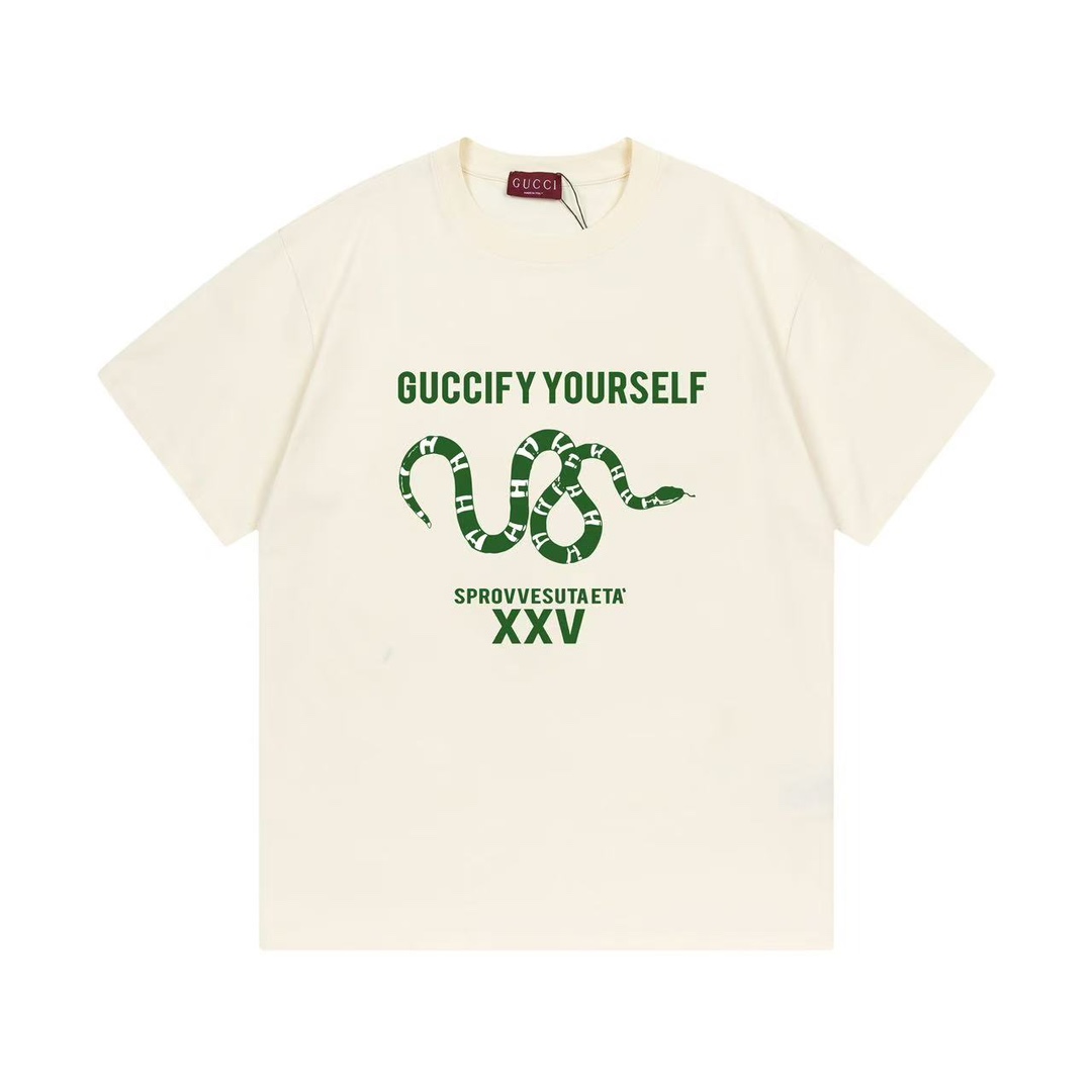 Gucci 古驰 2025 nueva colección serie limitada del año de la serpiente, logo de letras GUCCIFY YOURSELF en forma de serpi…