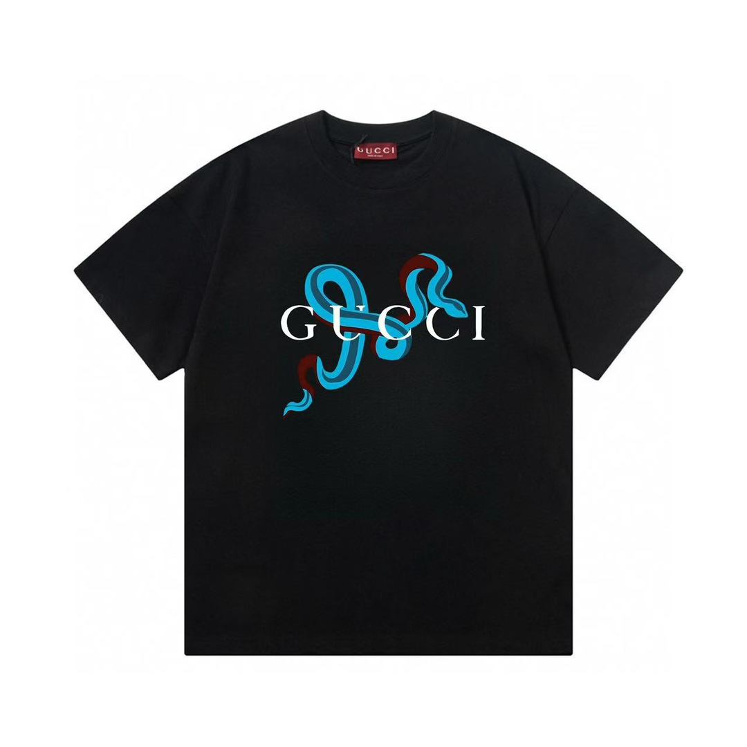Gucci 古驰 2025 nueva colección, serie limitada del Año de la Serpiente, logotipo de letras con forma de serpiente tricol…