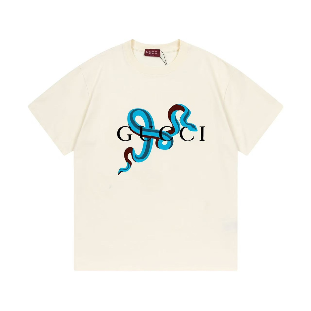 Gucci 古驰 2025 nueva colección, serie limitada del Año de la Serpiente, logotipo de letras con forma de serpiente tricol…