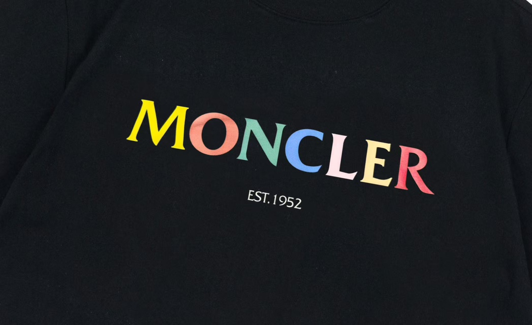 Moncler/Monkey 2025 Collection: Custom Logo Short-Sleeve Shirts in Pure Cotton - 图片 4