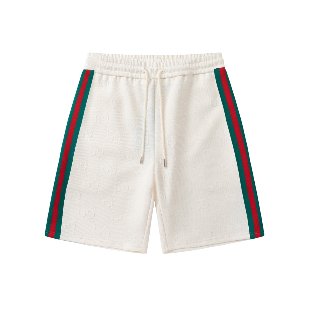 GUCCI 2025 nuevos pantalones cortos casuales para hombre y mujer, esenciales para el uso diario y el trabajo, con logo …