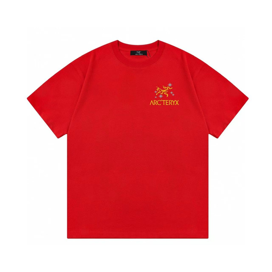 (Llegó al día siguiente) ARC TERYX 2025 Año Nuevo de la Serpiente Limitado Camiseta de manga corta unisex con logotipo …