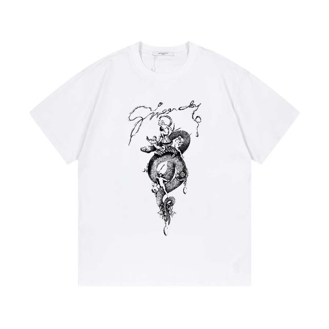 (Disponible al día siguiente) Nuevo estilo GIVENCHY 2025, edición limitada del Año de la Serpiente, logotipo de letra e…