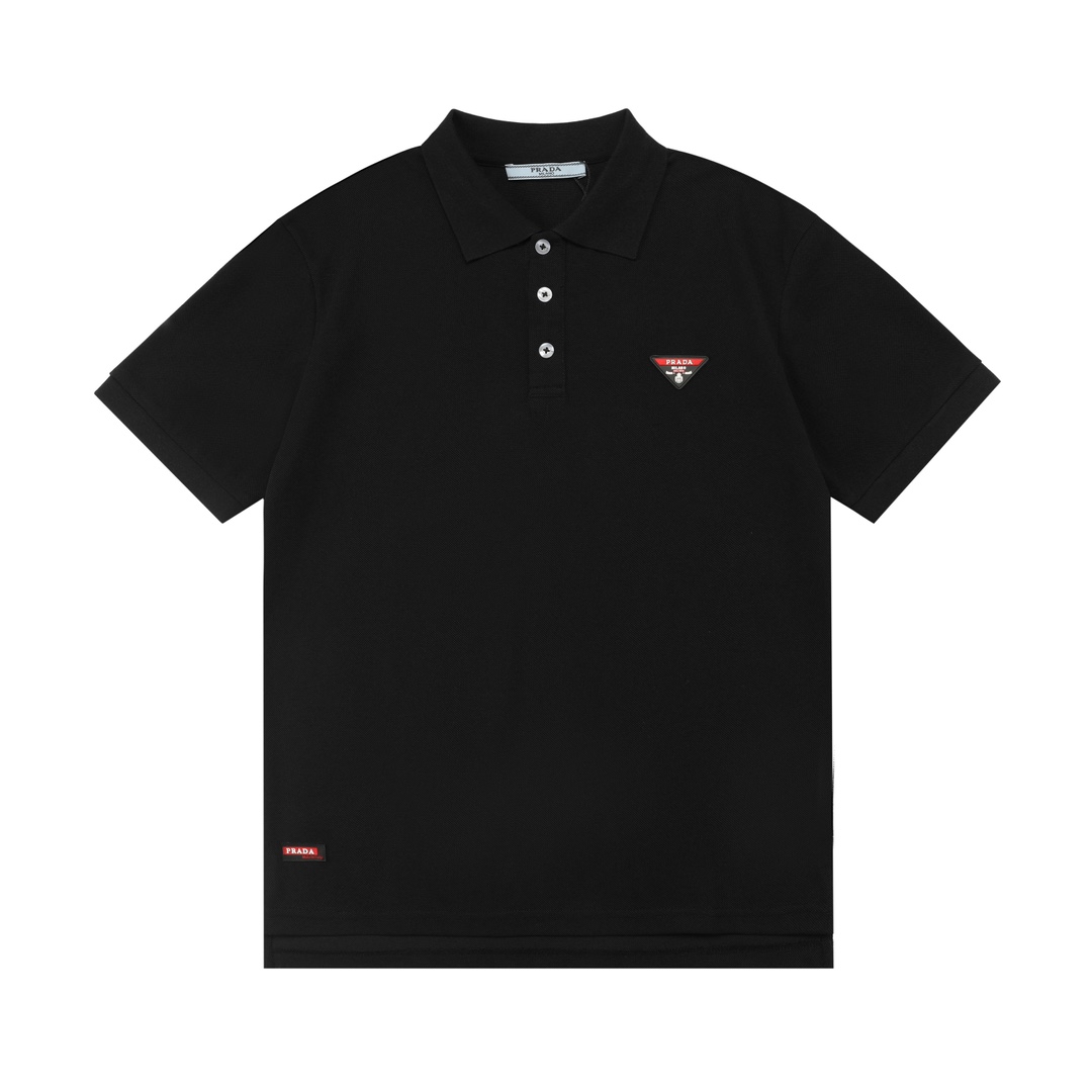 PRADA Prada 2025 nuevo modelo, lujo ligero, logotipo de letra con sello de cuero personalizado, mismo estilo para hombr…