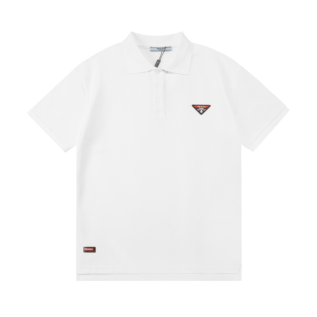 PRADA Prada 2025 nuevo modelo, lujo ligero, logotipo de letra estampado en cuero personalizado, mismo estilo para hombr…