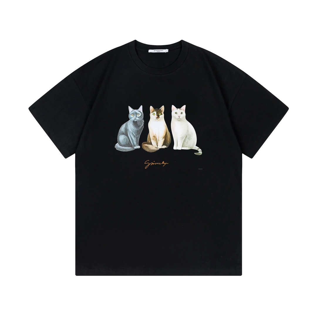 Nuevo modelo de Givenchy 2025, sincronización del sitio web oficial, logo de tres gatos, mismo estilo para hombres y mu…