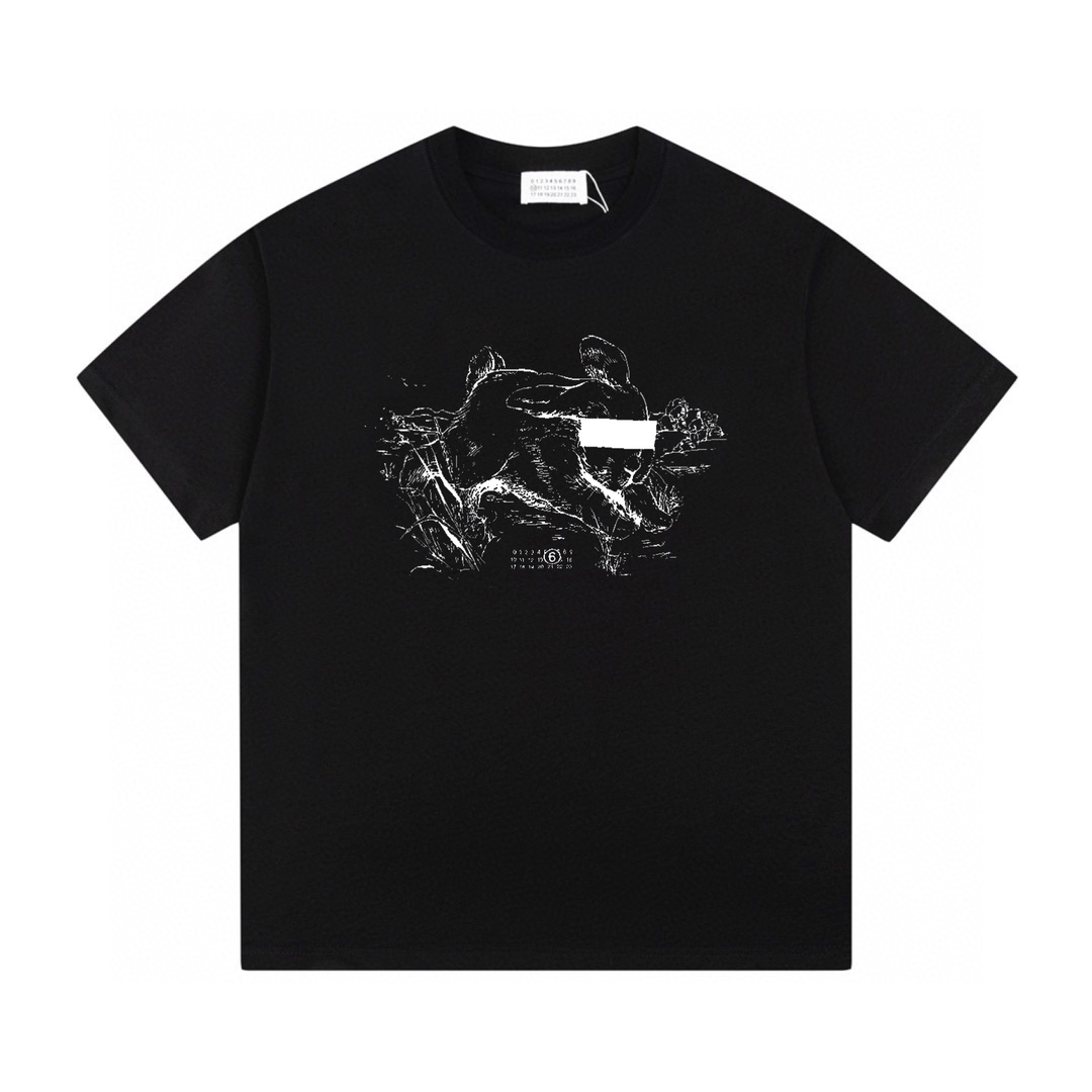 Salomon x Magiera MM6 2025 nueva colección logo de letras unisex camiseta de manga corta · personalizado 300g 100% algo…