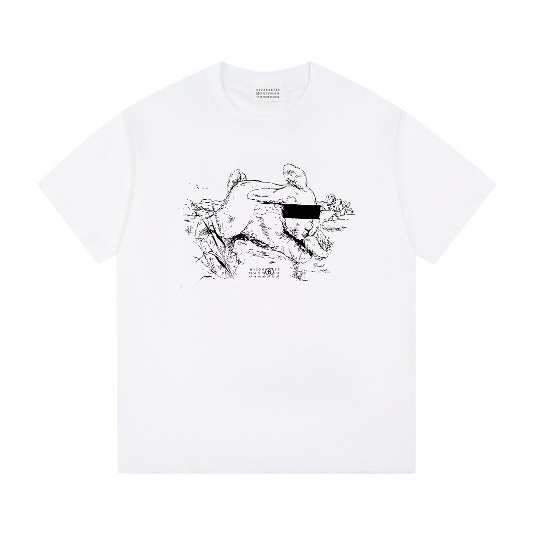 Salomon x Magiera MM6 2025 nueva colección logo de letras unisex camiseta de manga corta · personalizado 300g…