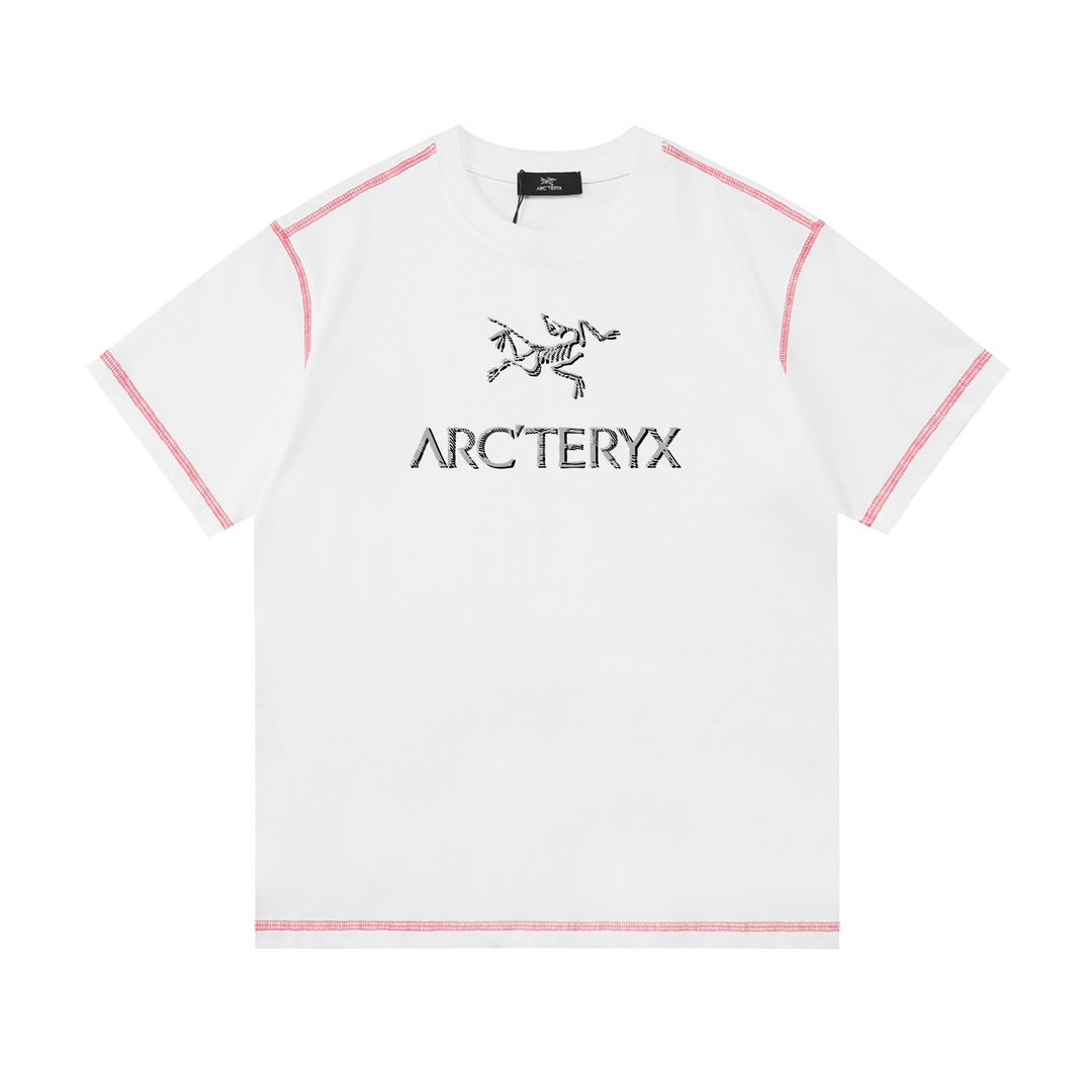 ARC TERYX 2025 nuevo modelo, logotipo de pájaro degradado Hasselblad, mismo estilo para hombres y mujeres, camiseta de …