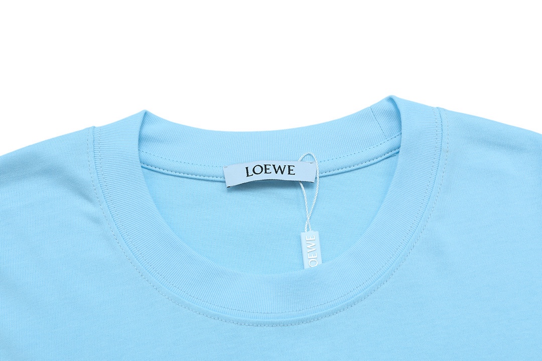 p105 LOEWE 罗意威 2025新款 轻奢主义 高密度刺绣字母logo 男女同款 长袖t恤
·定制300克100％双纱纯棉面料
·定染32支双股螺纹
·领标吊牌主唛三标齐全
颜色：蓝色
尺码：XS S M L