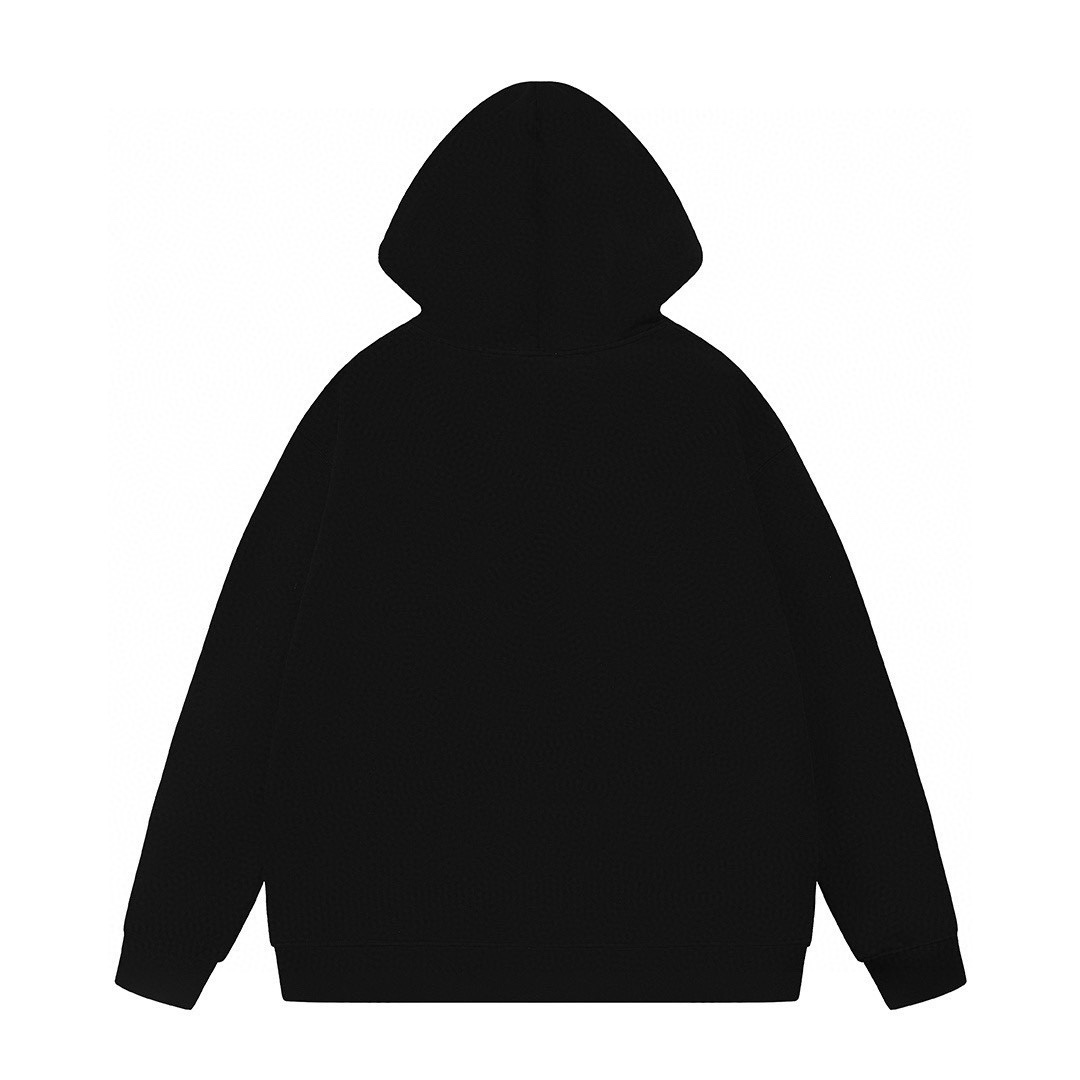 p140 Acne Studios 2025新款 高密度刺绣刺绣小字母logo 落肩OS版型 袋鼠口袋 男女同款 连帽卫衣
·定制430克重毛圈面料
·领标吊牌主唛三标齐全
颜色：黑色
尺码：XS S M L