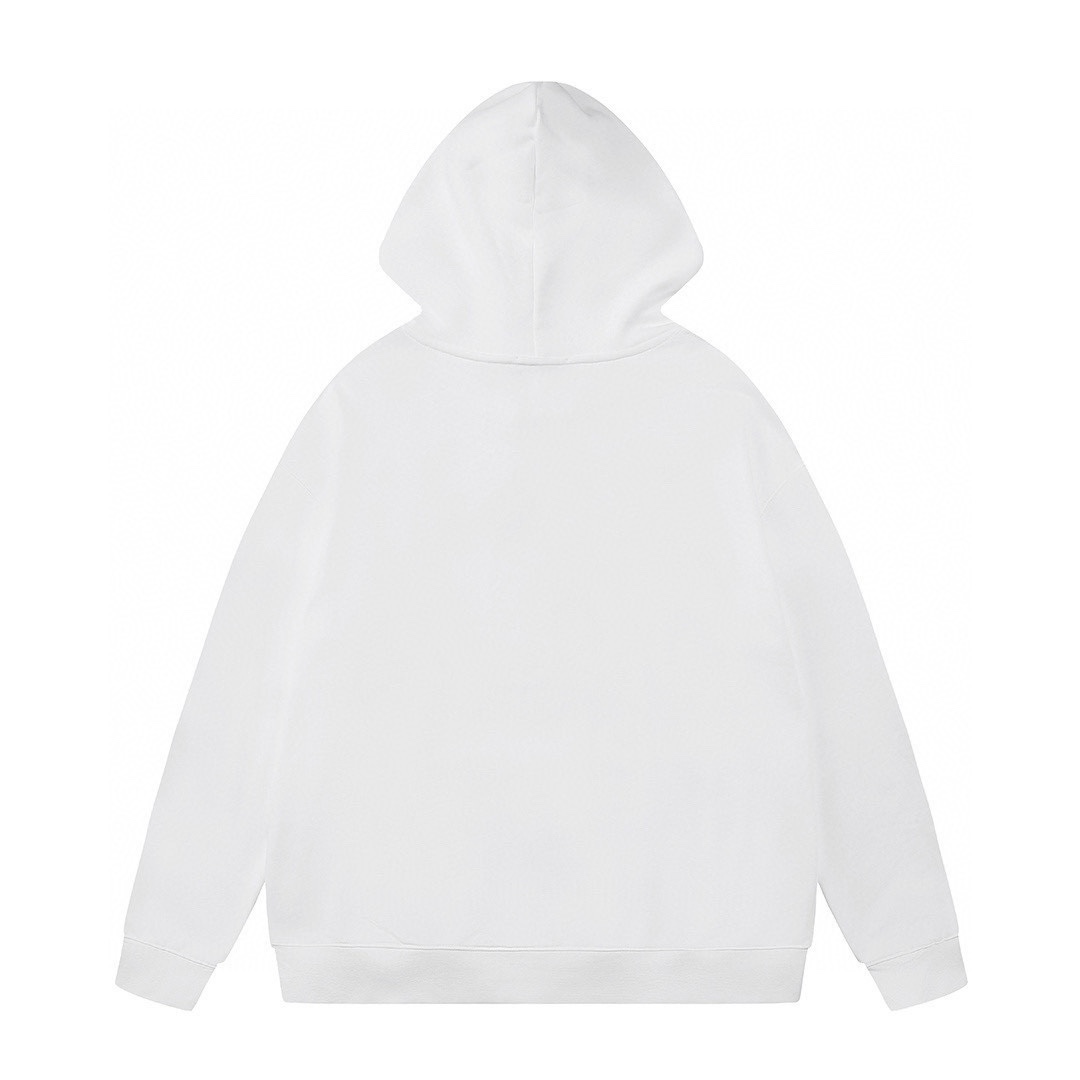 p140 Acne Studios 2025新款 高密度刺绣刺绣小字母logo 落肩OS版型 袋鼠口袋 男女同款 连帽卫衣
·定制430克重毛圈面料
·领标吊牌主唛三标齐全
颜色：白色
尺码：XS S M L