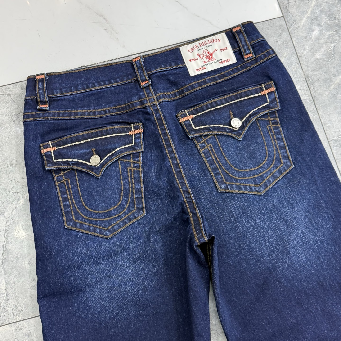 True Religion Men's Rocco Relaxed Straight Jeans Dark Wash Denim 5 i1752314305258 4628 0 3