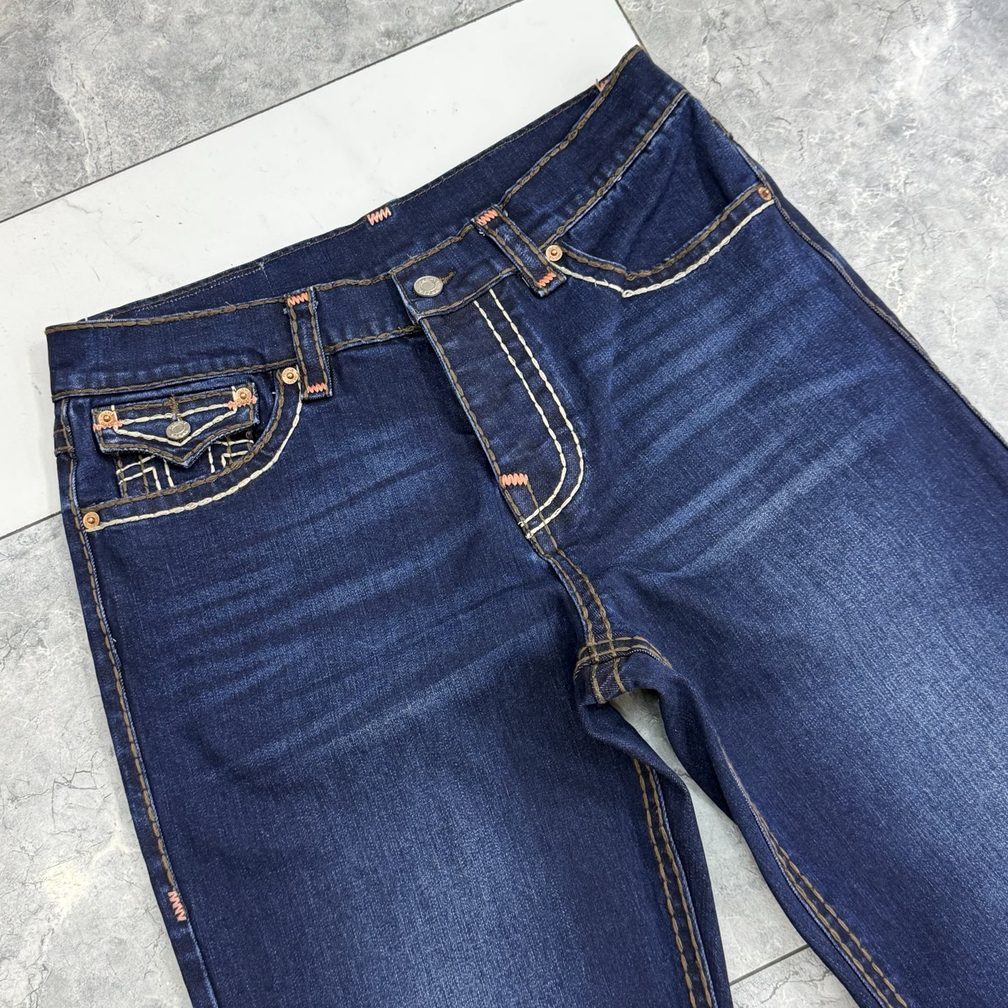 True Religion Men's Rocco Relaxed Straight Jeans Dark Wash Denim 4 i1752314305312 7138 0 2