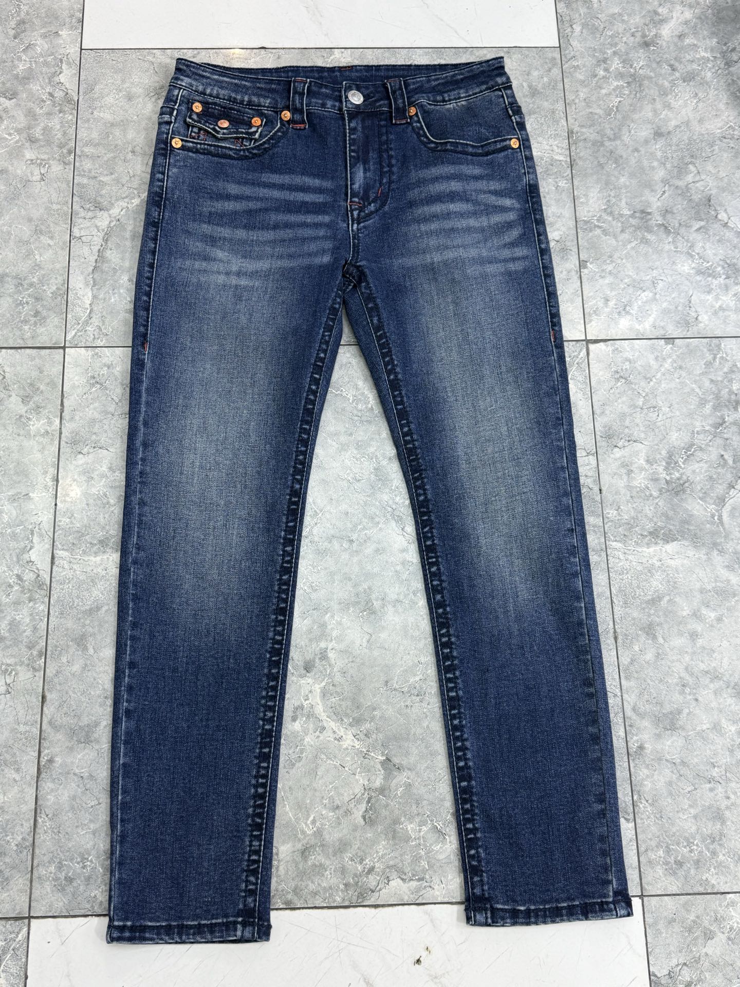 True Religion Men's Jeans - Slim Fit, Dark Wash, Sizes 30-40, New Style 1 i1752314333278 5788 0 0