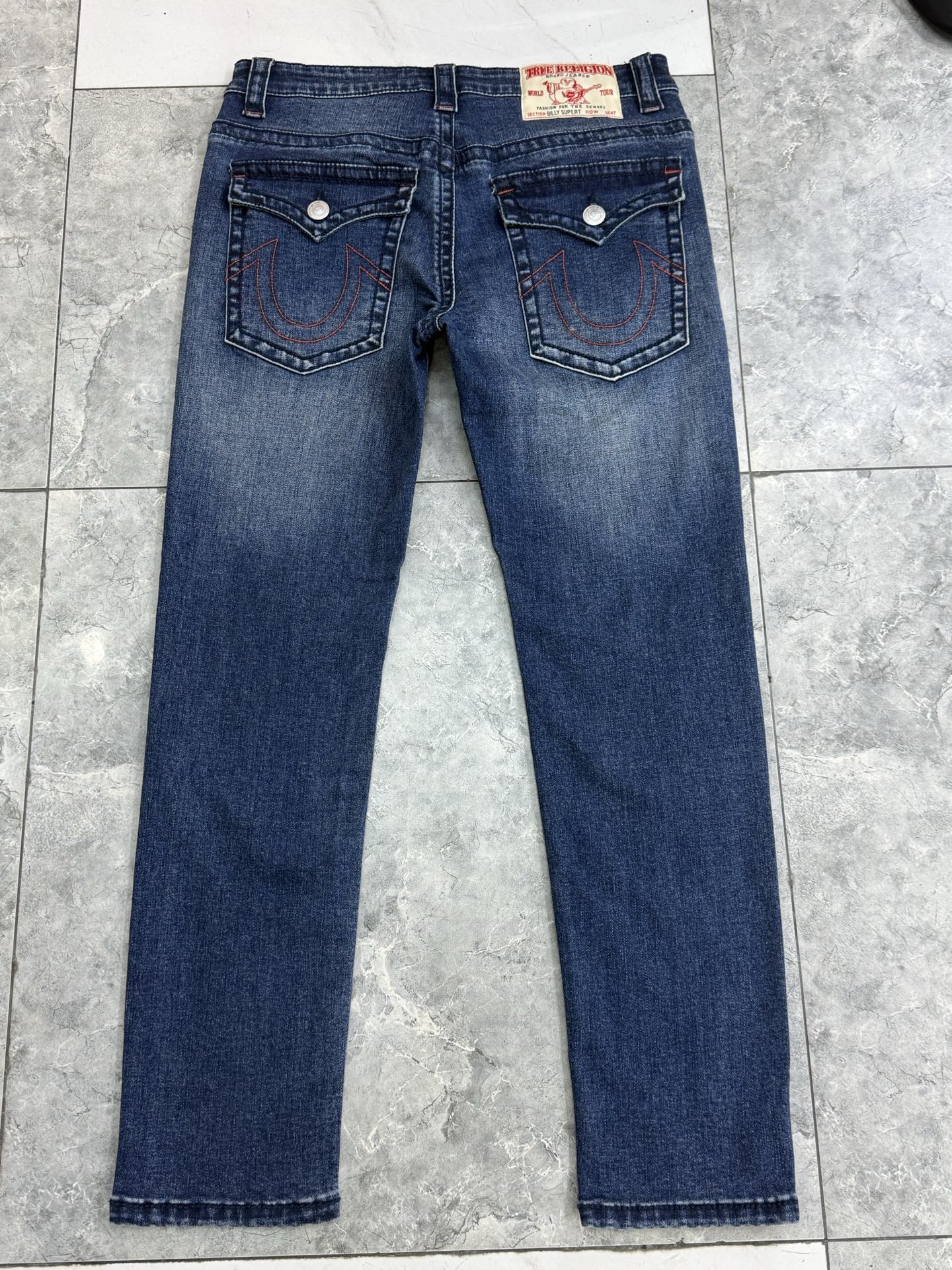 True Religion Men's Jeans - Slim Fit, Dark Wash, Sizes 30-40, New Style 6 i1752314333478 8902 0 5