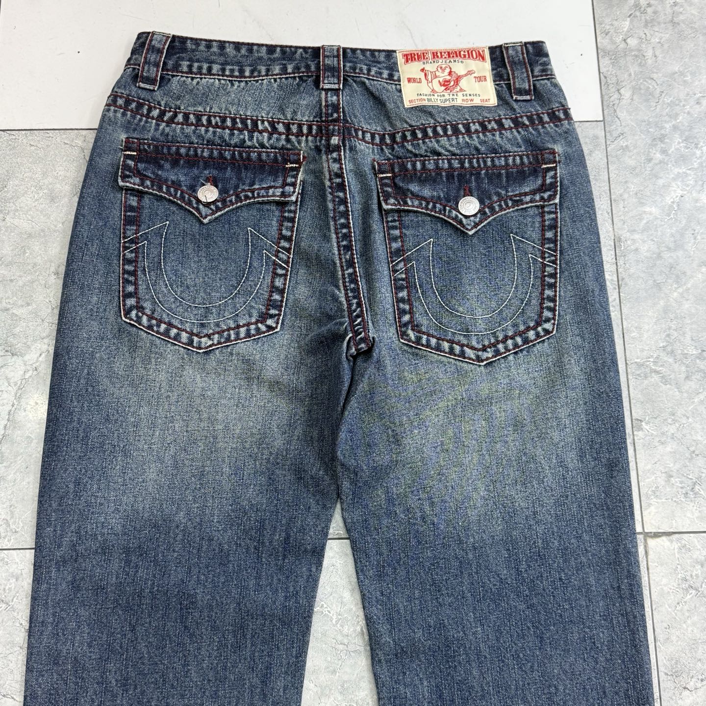 True Religion Men's Straight Leg Jeans Distressed Denim New Style Sizes 30-40 5 i1752314348029 5782 0 4