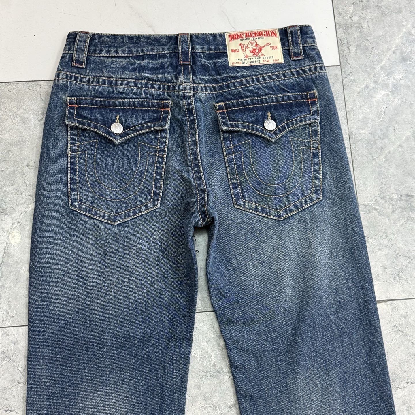 True Religion Men's Straight Leg Jeans Distressed Denim 4 i1752314455261 9821 0 3