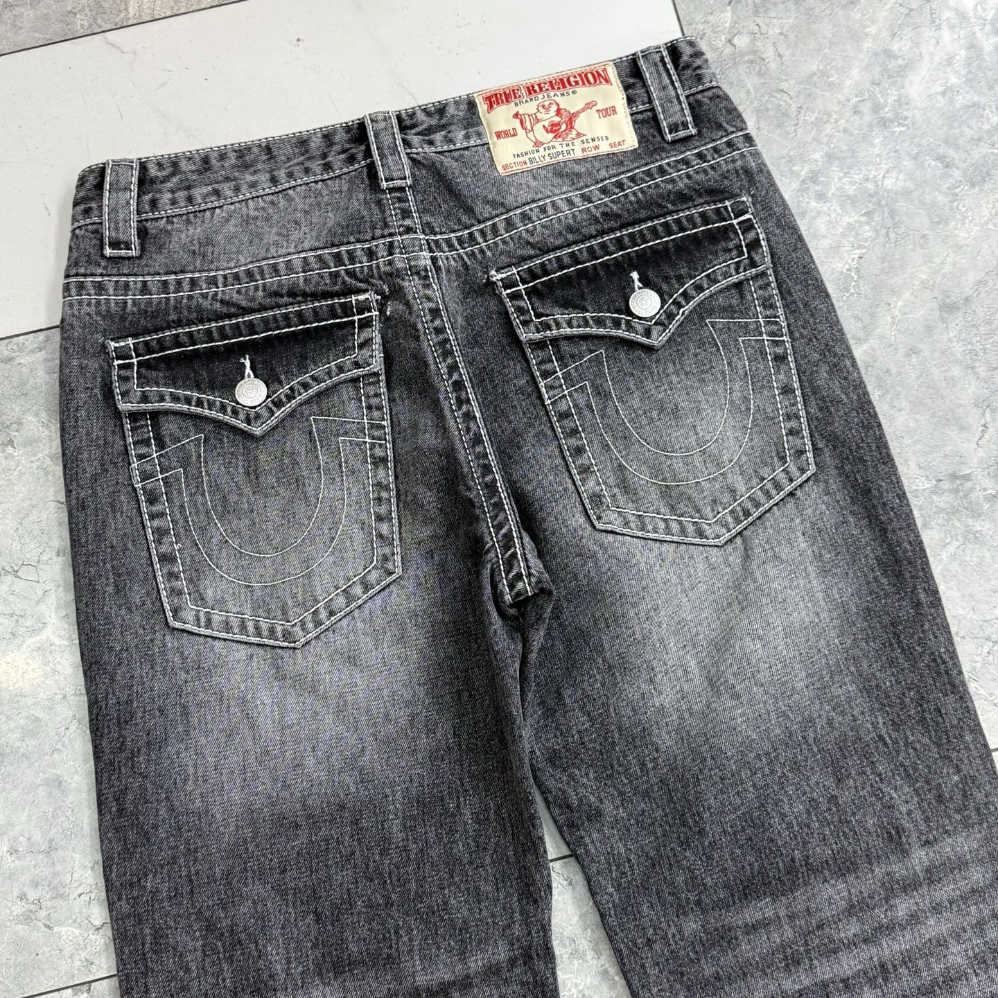 True Religion Men's Ripped Distressed Jeans - Stylish Denim, Various Sizes 6 i1752314512310 1964 0 4