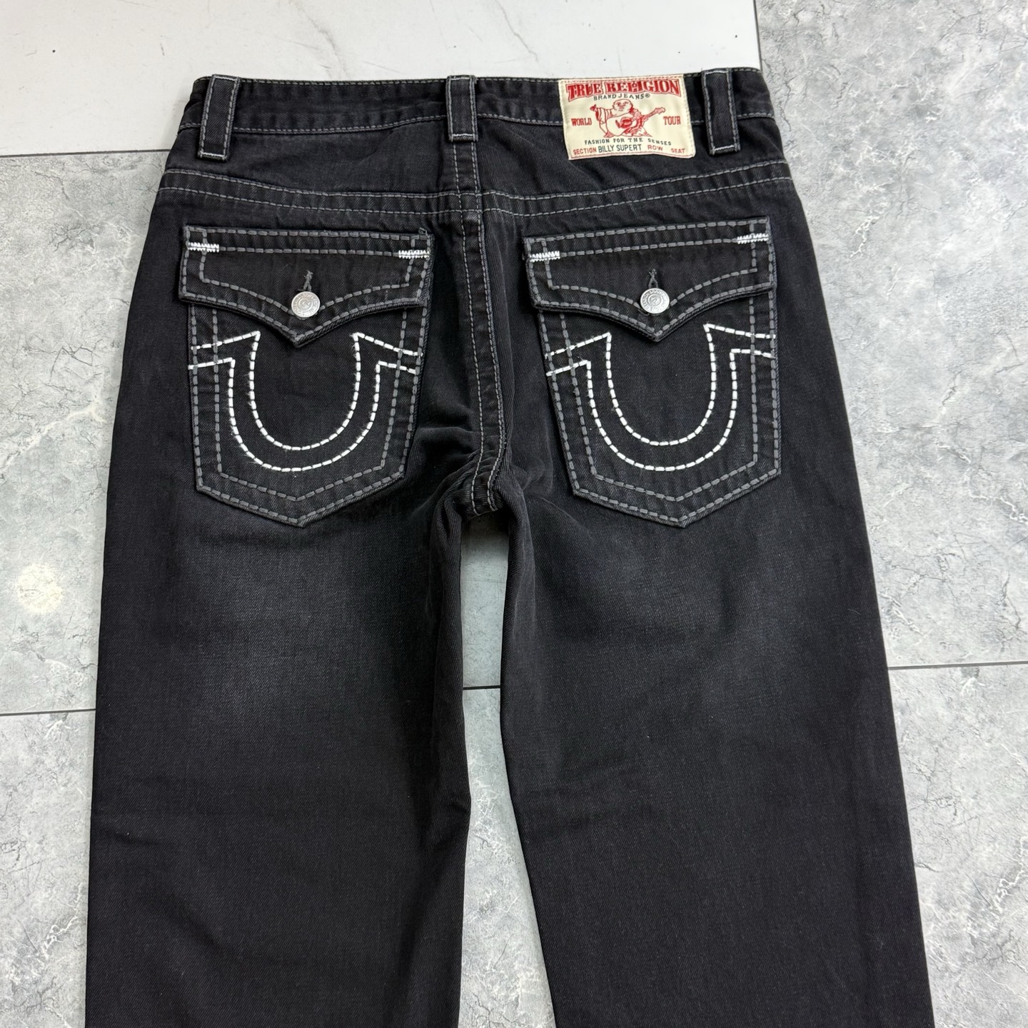 True Religion Men's Straight Leg Jeans Regular Fit - Size 30-40 4 i1752314585580 4020 0 3
