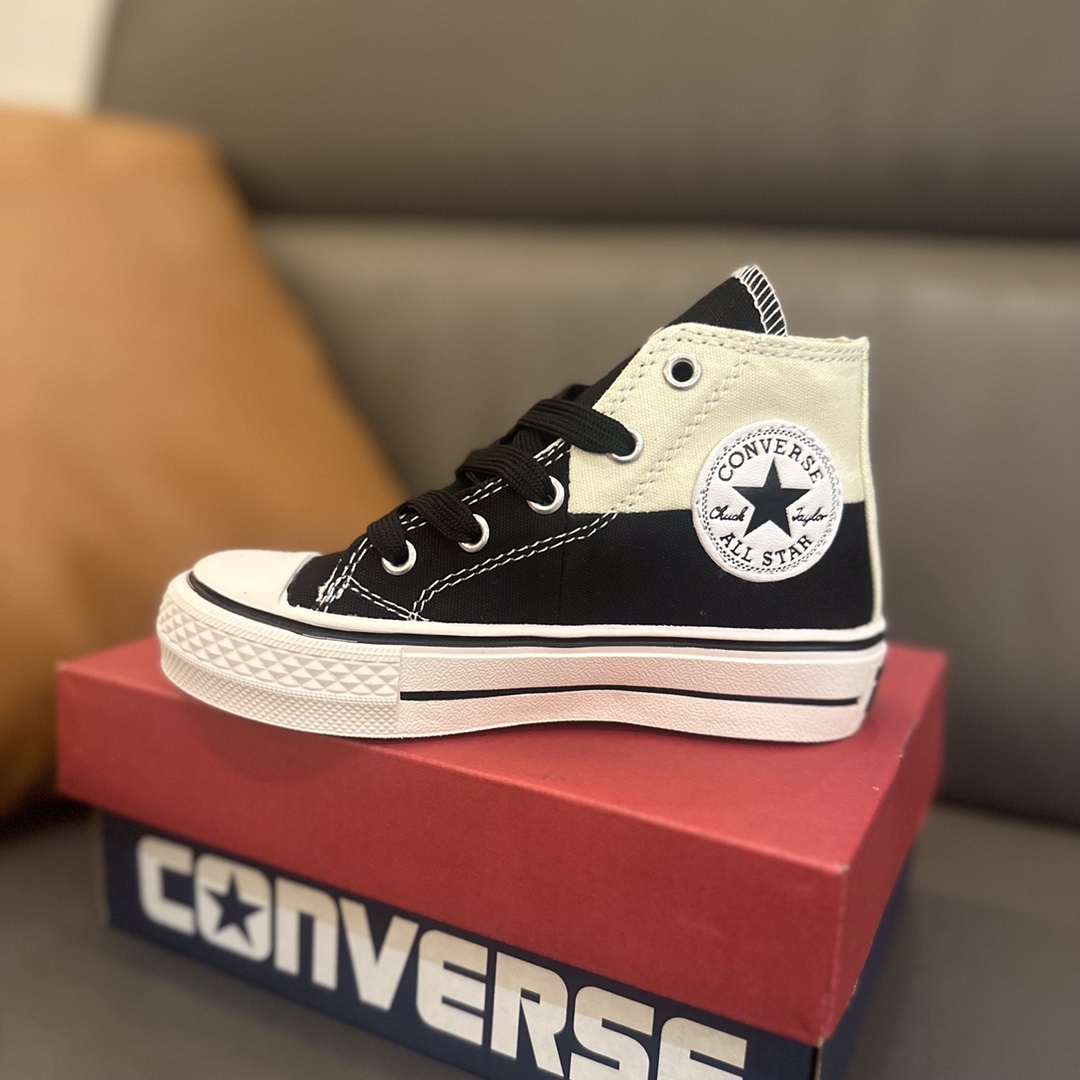 图片[7]-海外版匡威拼色童鞋 26-37码 太潮了❗️海外这个版本卖爆了！一鞋难求😍，独特的拼色设计超级白搭！升级版鞋底非常的柔软舒适！颜值控的宝妈们真的不要错过哦！-选品中心