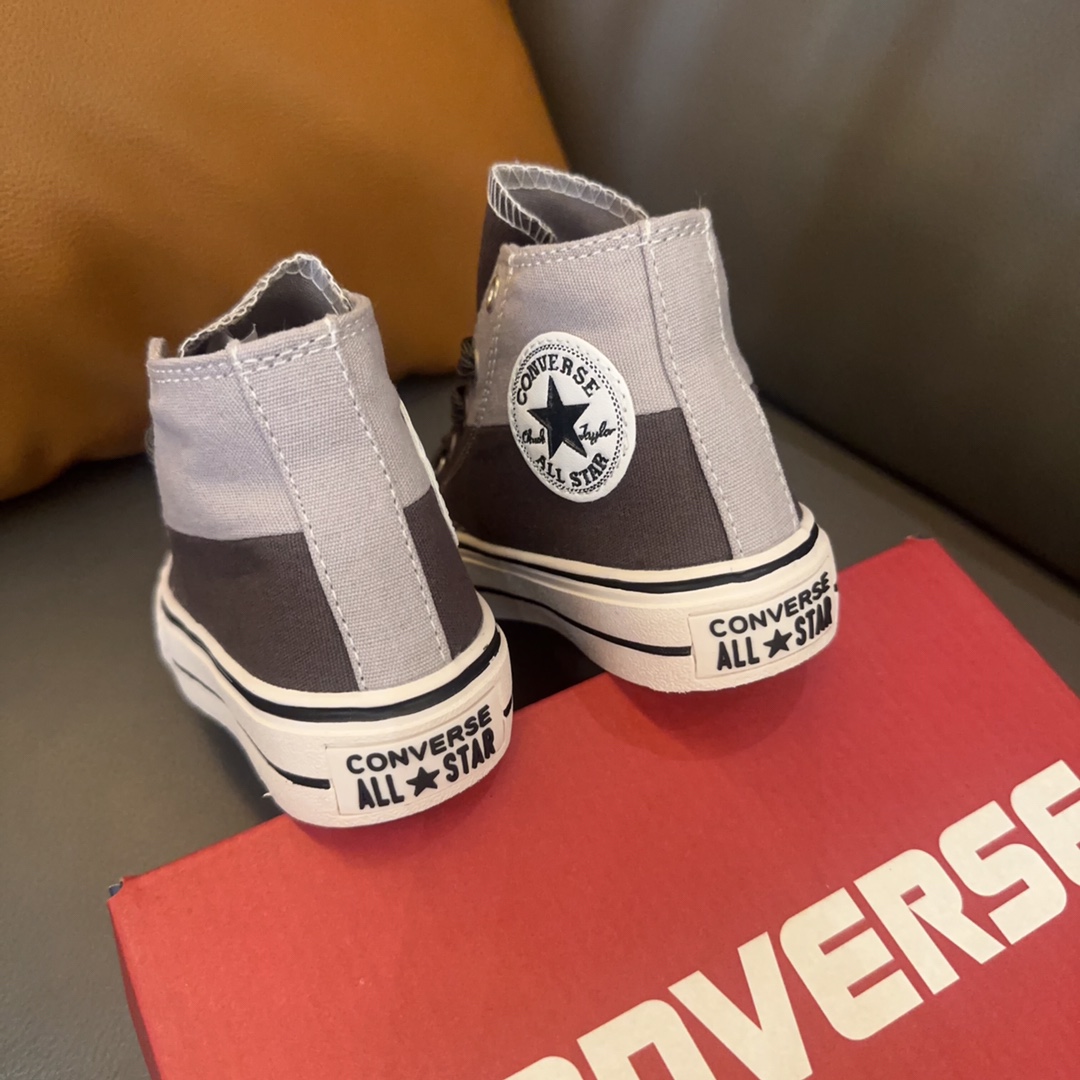 图片[7]-￼ 海外版匡威拼色童鞋 26-37码 太潮了❗️海外这个版本卖爆了！一鞋难求😍，独特的拼色设计超级白搭！升级版鞋底非常的柔软舒适！颜值控的宝妈们真的不要错过哦！-选品中心