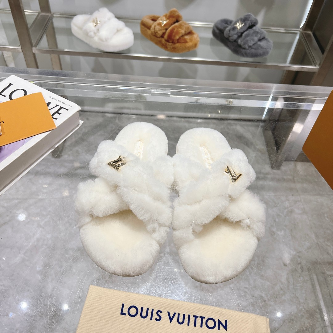 Designer di alta qualità
 Louis Vuitton in linea
 Scarpe Pantofole Mezze Agnello