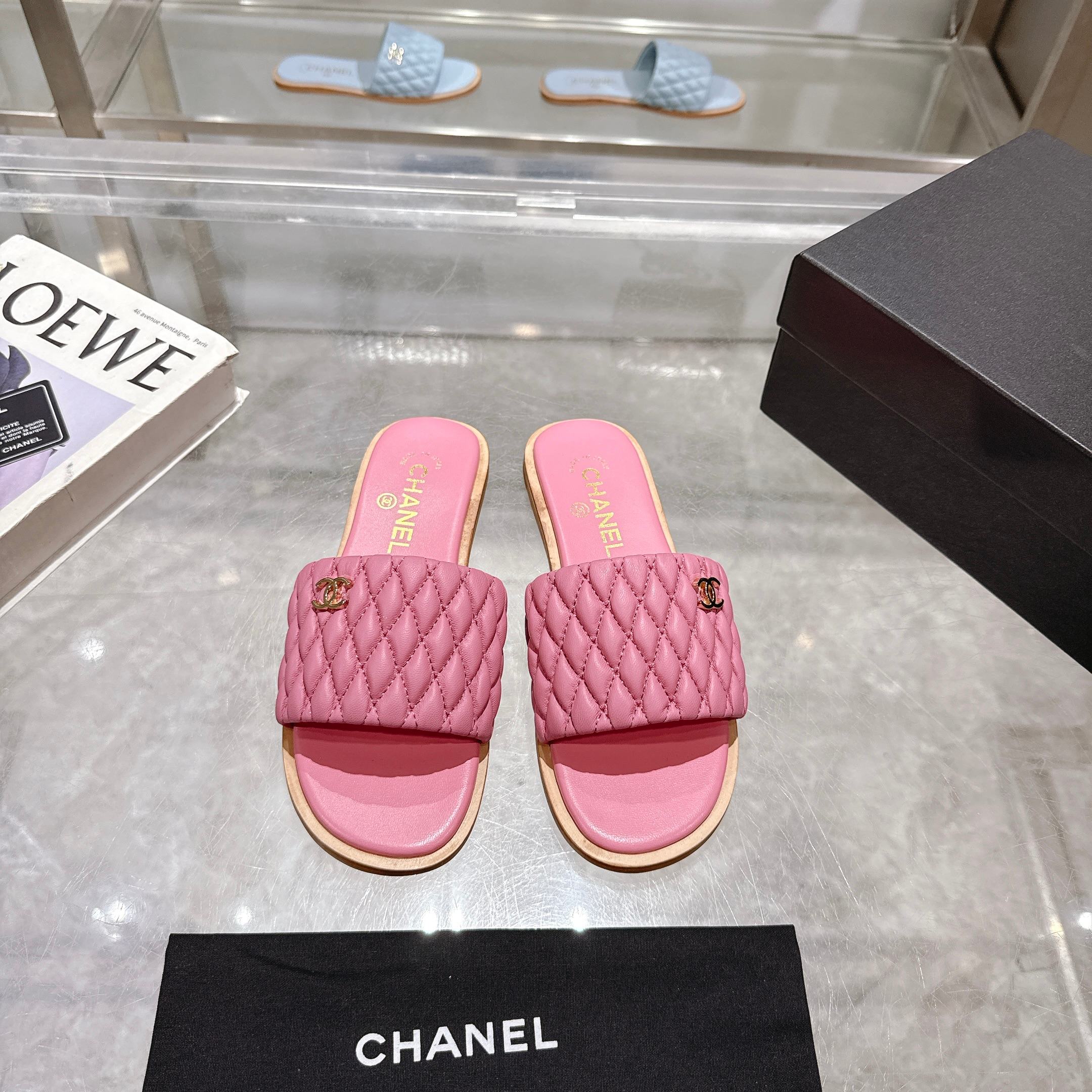 Chanel 2025SS Lambskin Quilted Heeled Sandals Slides 9 a1745127815778 6834
