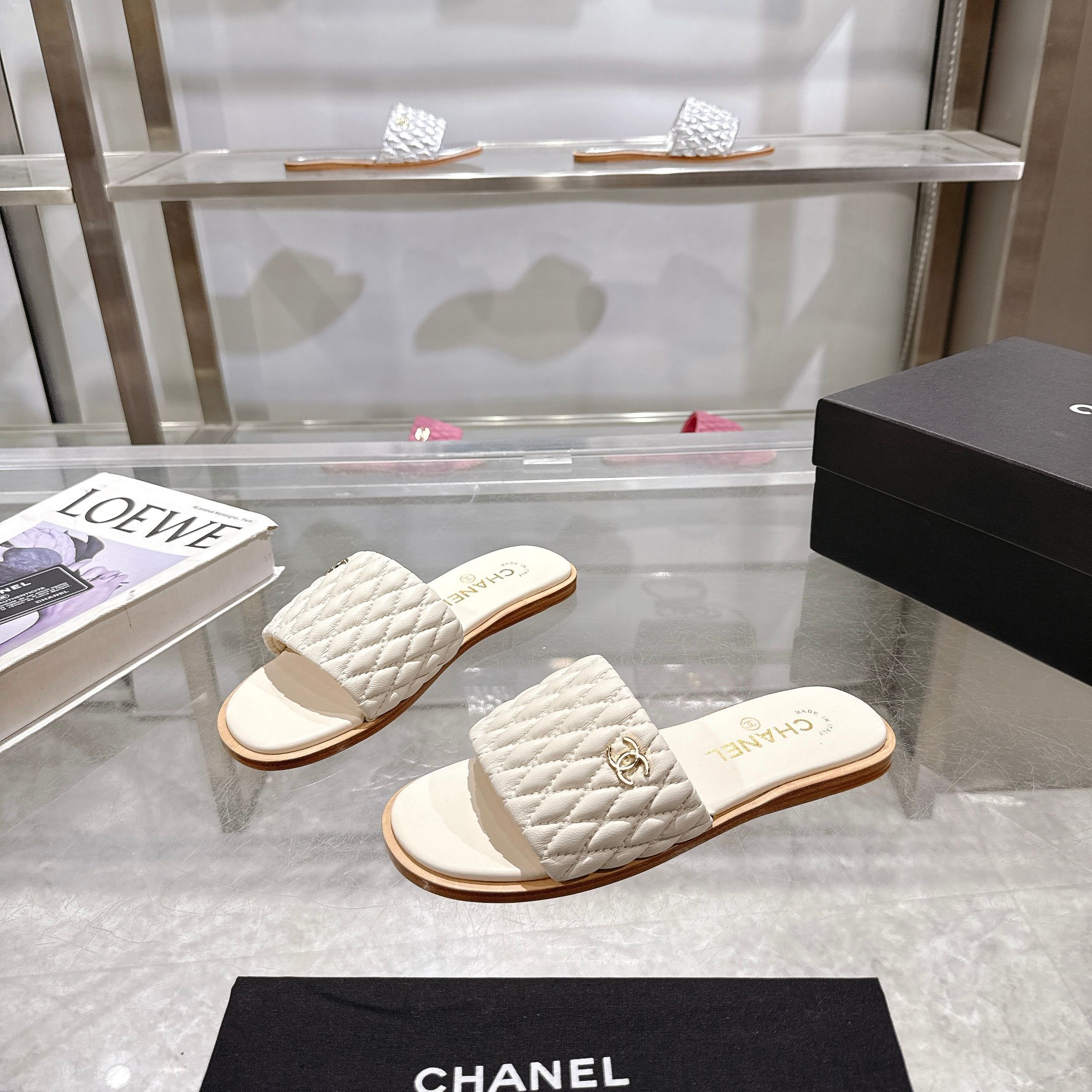 Chanel 2025SS Lambskin Quilted Heeled Sandals & Slides - Designer Comfort 6 a1745127979019 7864
