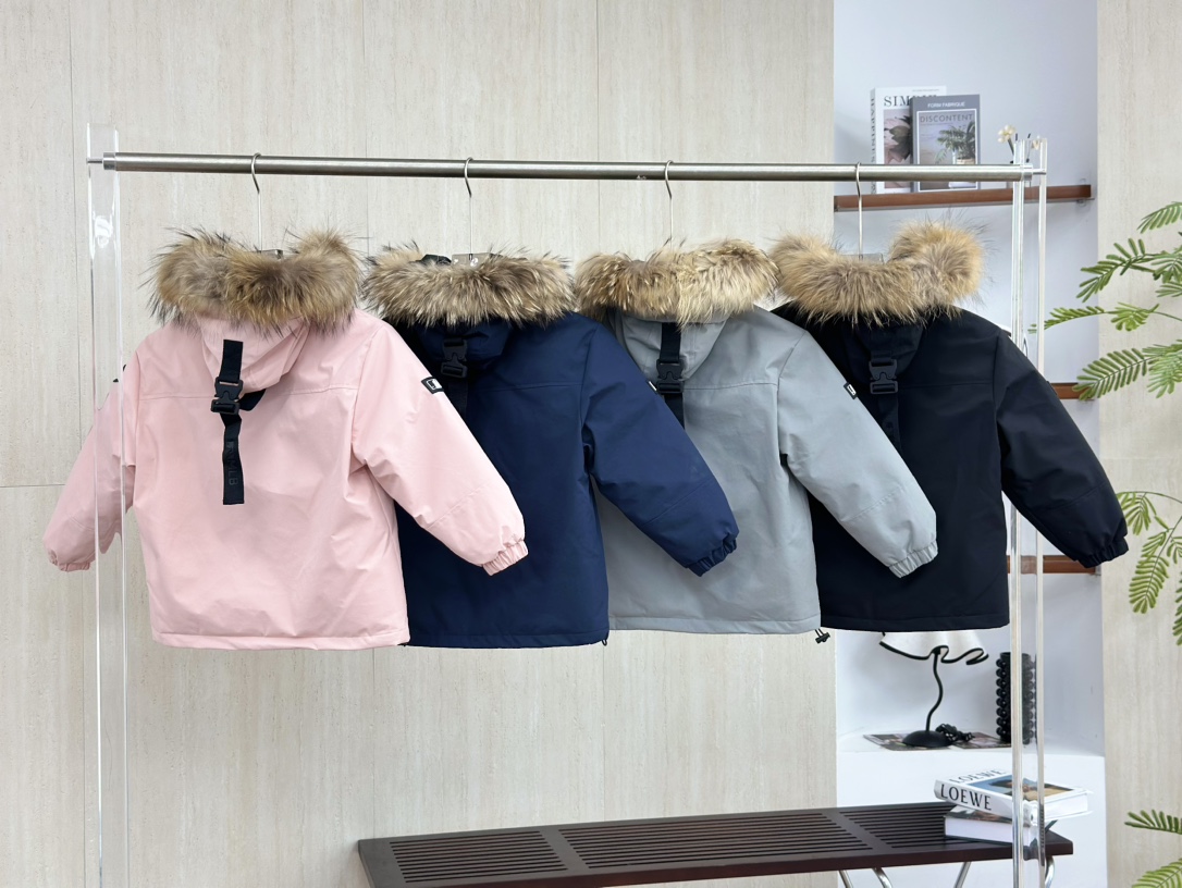 ｜MLB纽约洋基队 儿童徽标大毛领工装/羽绒服