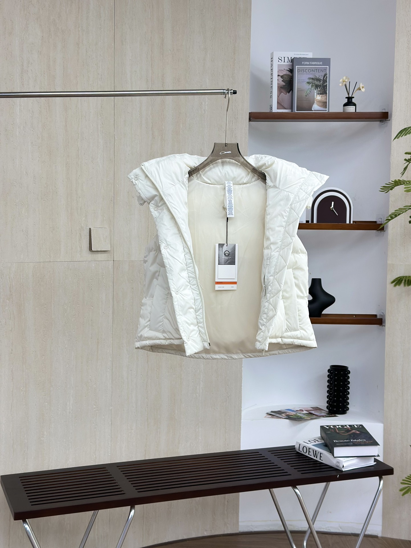 白色Lululemon/露露乐檬 马甲羽绒服 新品 LW4BTOS女款#lululemon轻薄羽绒服