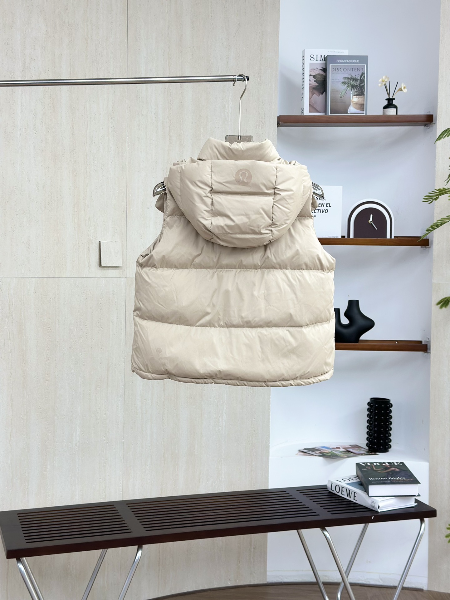 卡其色Lululemon/露露乐檬 马甲羽绒服 新品 LW4BTOS女款#lululemon轻薄羽绒服