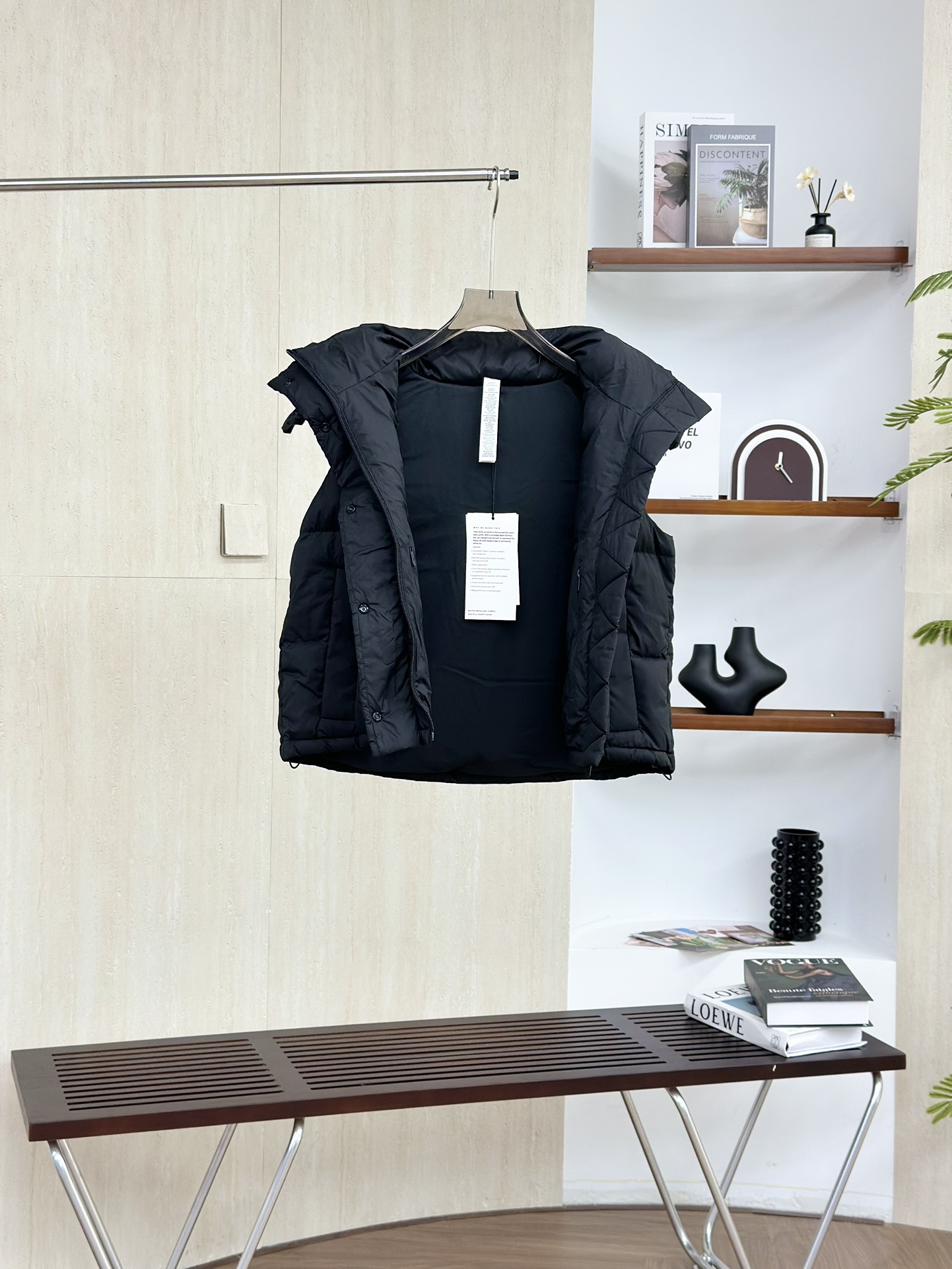 黑色Lululemon/露露乐檬 马甲羽绒服 新品 LW4BTOS女款#lululemon轻薄羽绒服