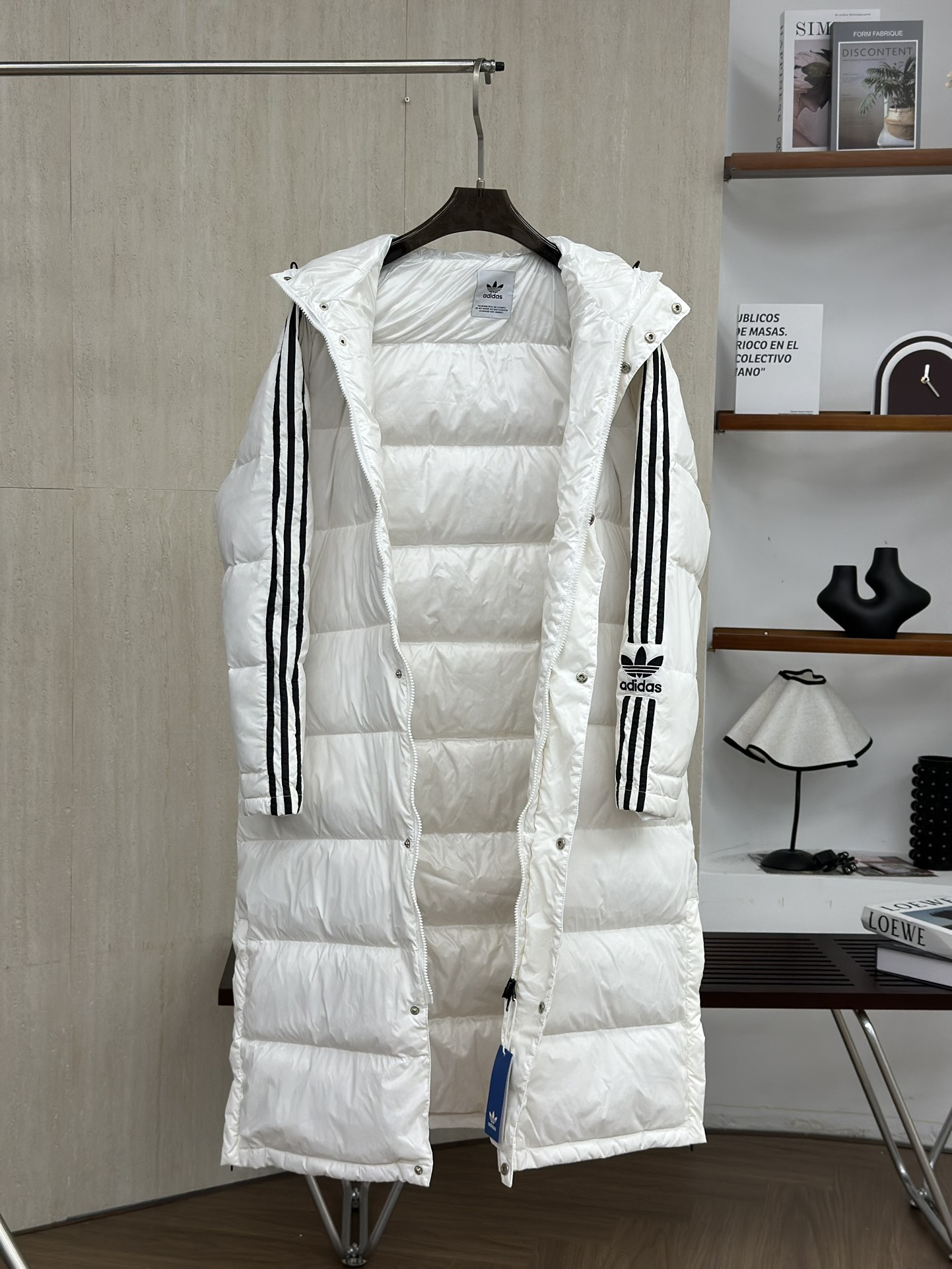 Adidas 3ST Long Coat Solid Color Embroidered Logo Outdoor Down Jacket 6 i1759981806 5509 3