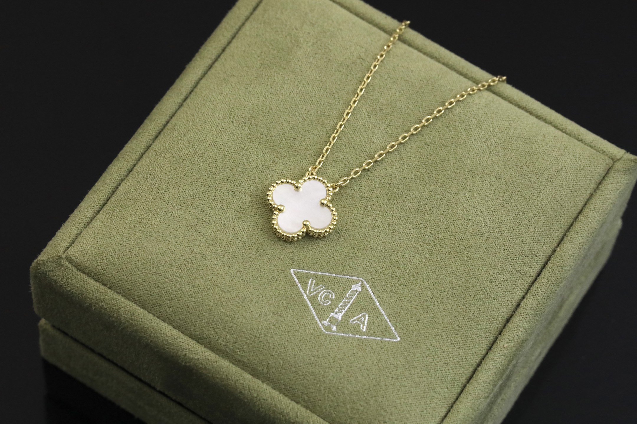 V  项链vca,项链,饰品 4