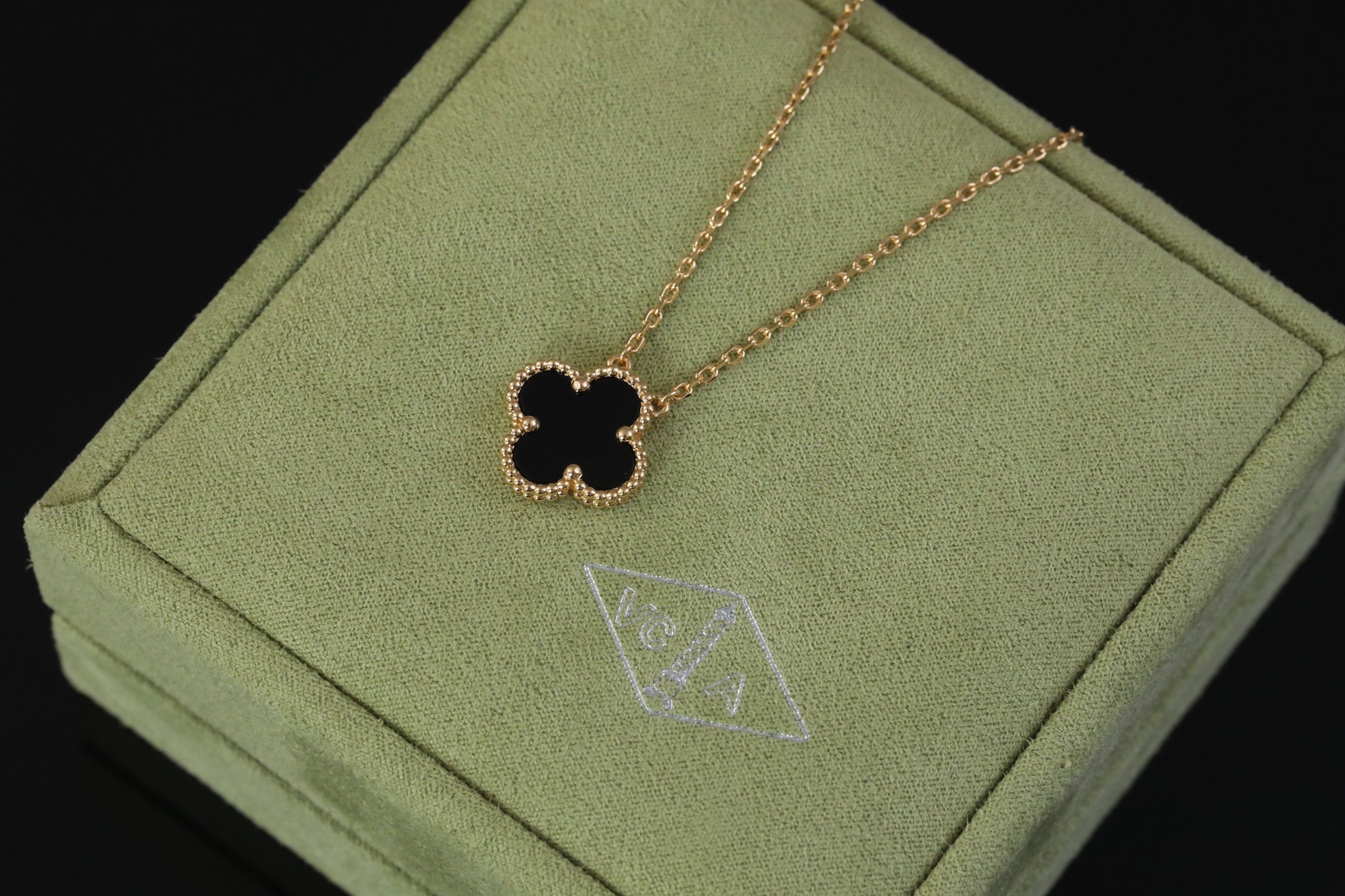 V  项链vca,项链,饰品 4