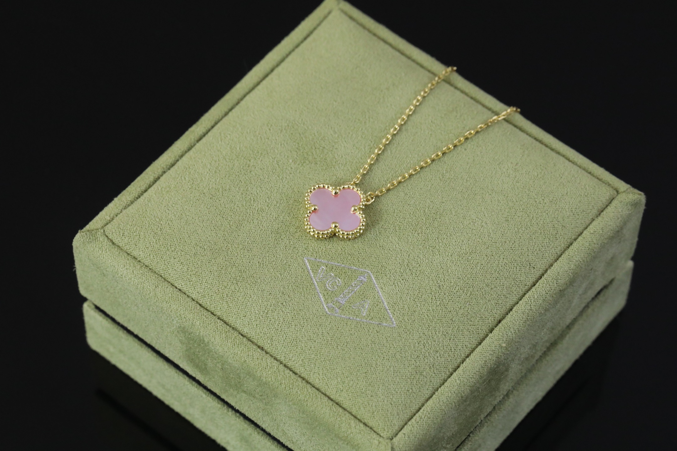 V  项链vca,项链,饰品 4