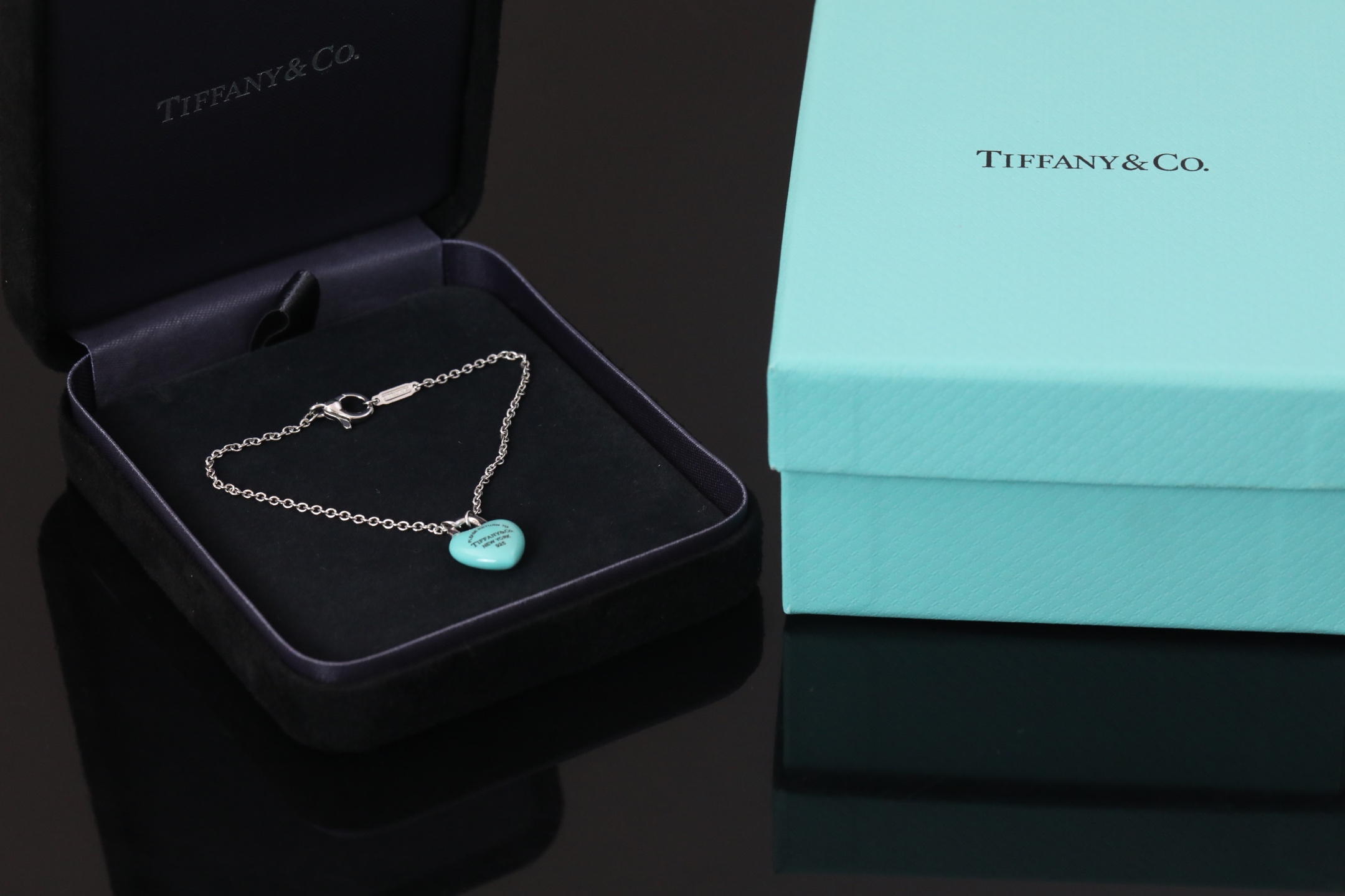 Tiffany Double Heart Tag 手链项链,饰品 5