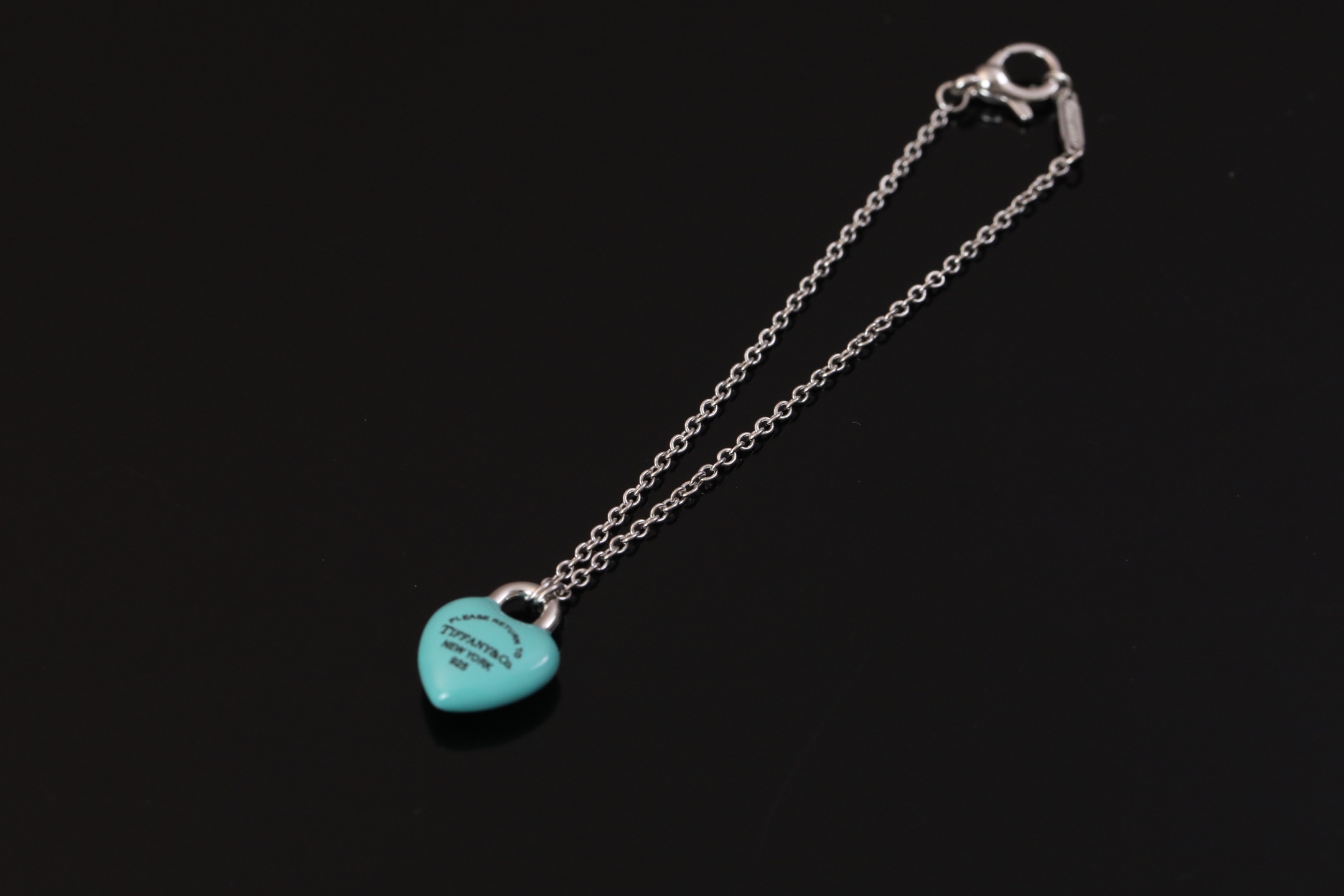 Tiffany Double Heart Tag 手链项链,饰品 2