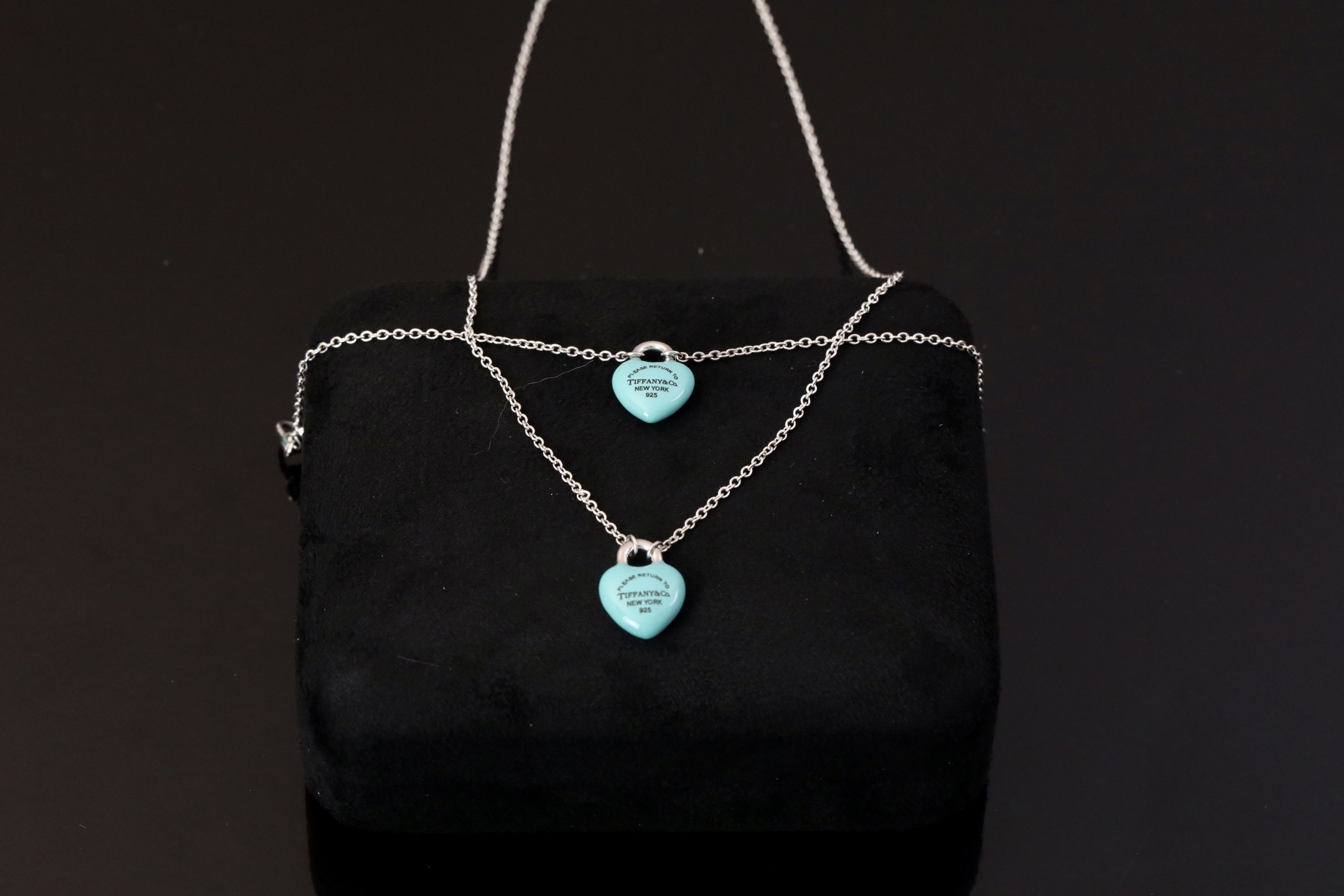 25年情人节限定爱心滴油珐琅手链 Double Heart Tag 系列