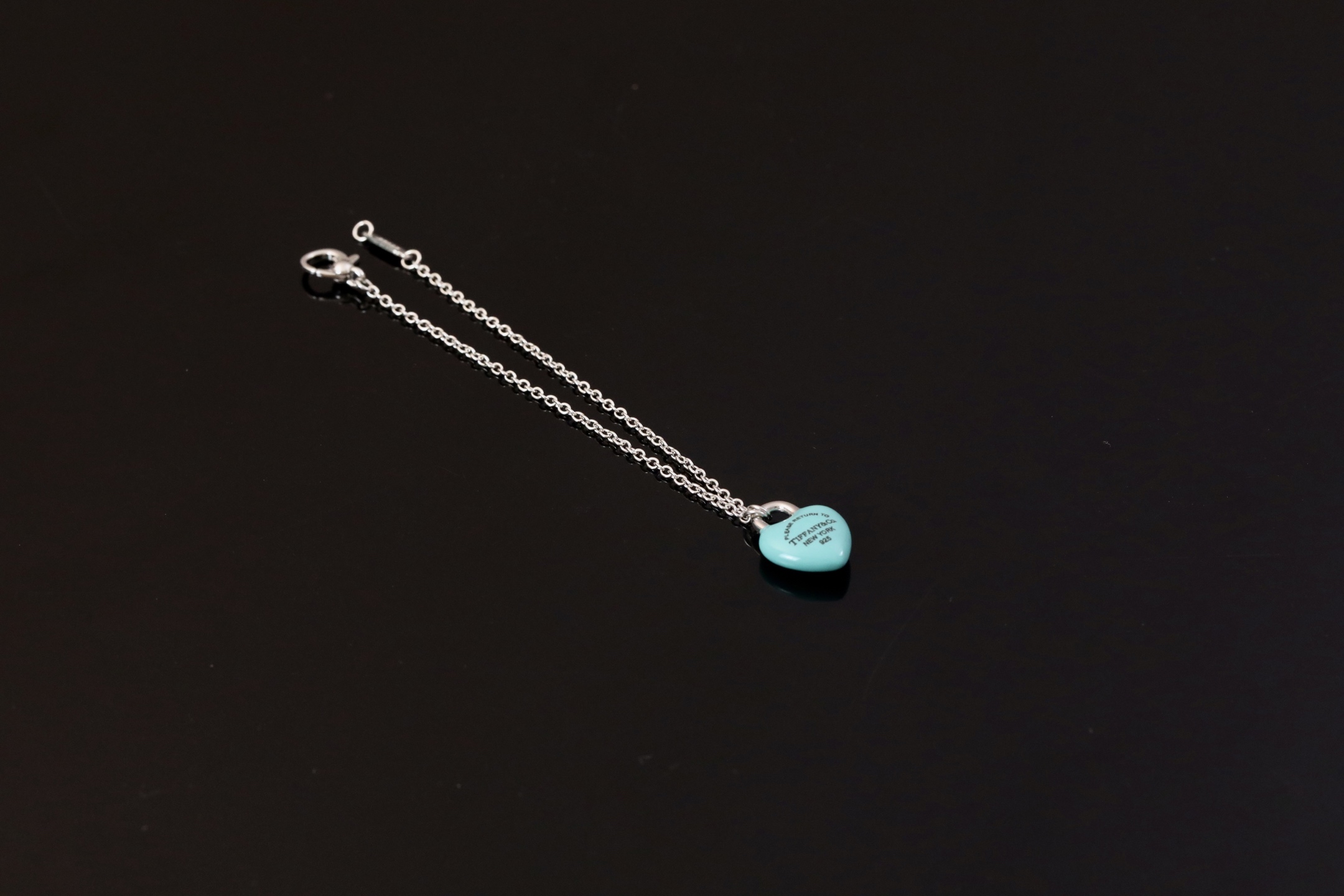 Tiffany Double Heart Tag 手链项链,饰品 3